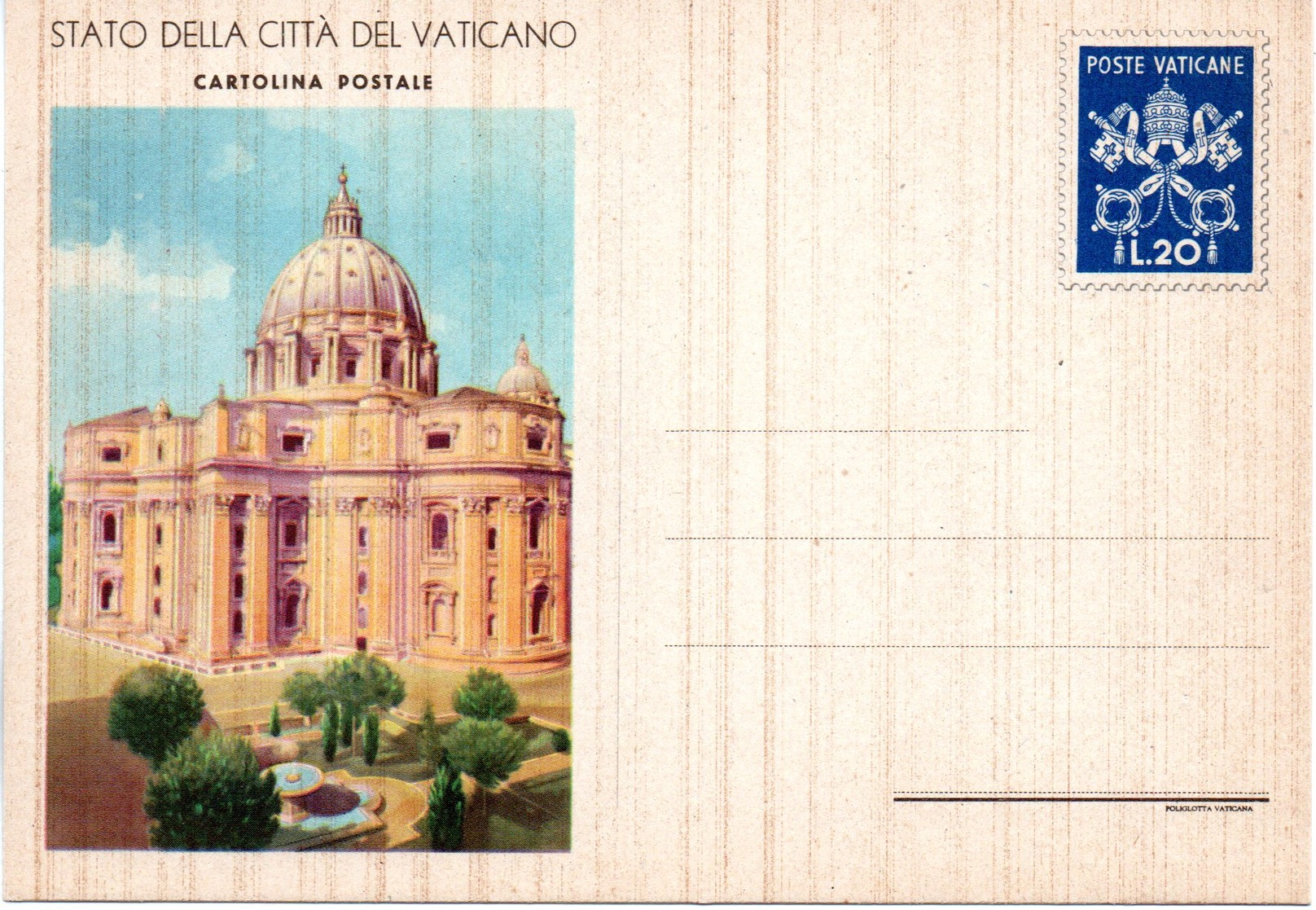 VATICAN - - Postal Stationeries
