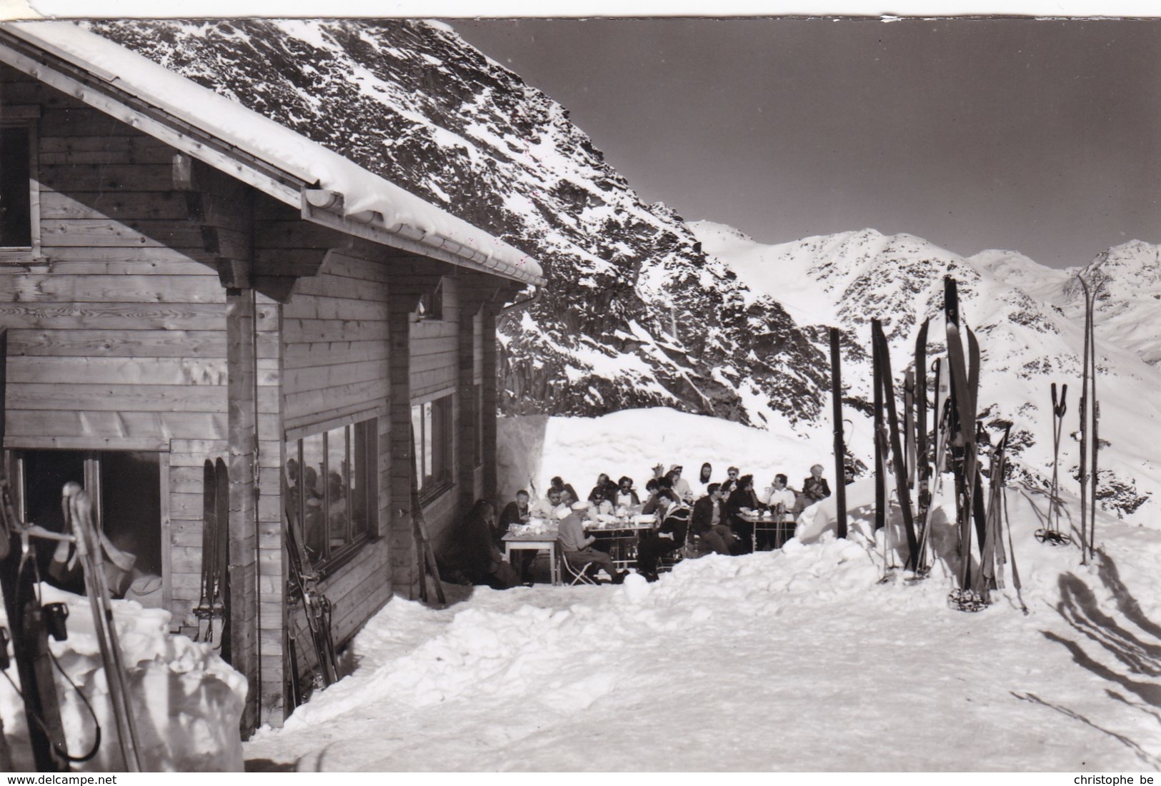 Saas Fee, Lnftseilbahn, Spielboden, Restaurant Spielboden (pk56813) - Saas-Fee