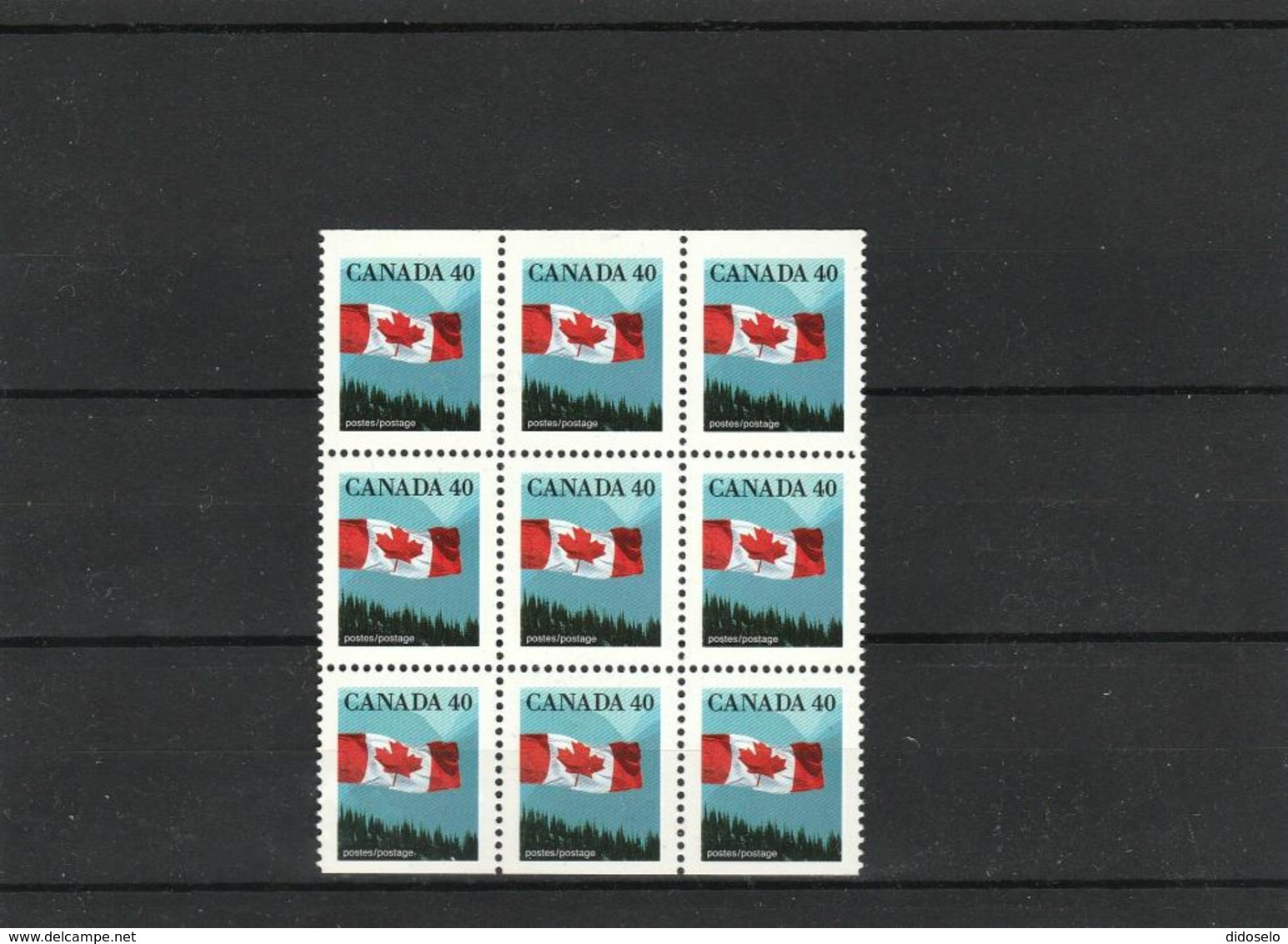 Canada -1990- Michel # 1212 A+D - Block Of 9 - MNH (**) - Single Stamps