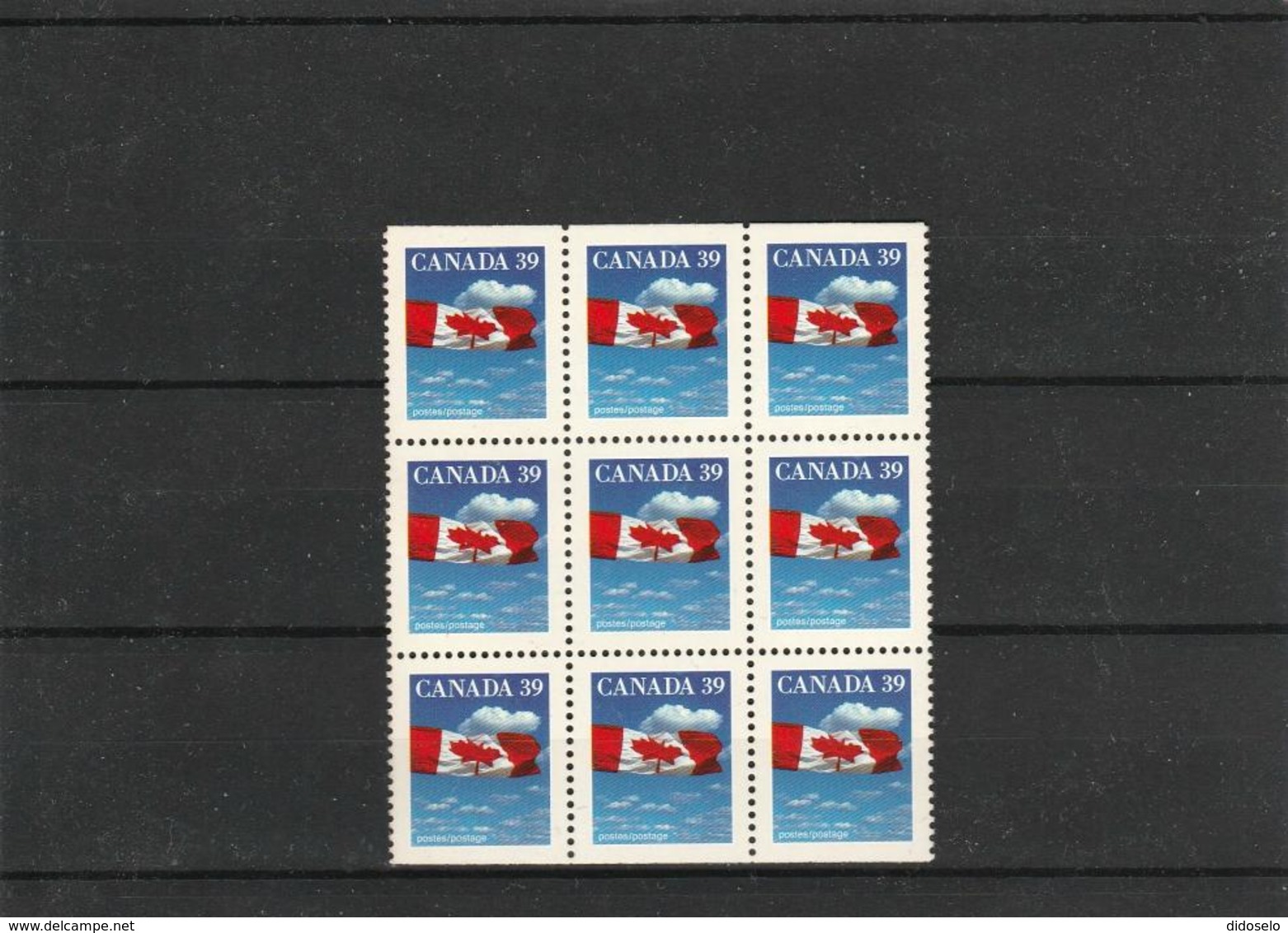 Canada -1989- Michel # 1161 A+D - Block Of 9 - MNH (**) - Francobolli (singoli)