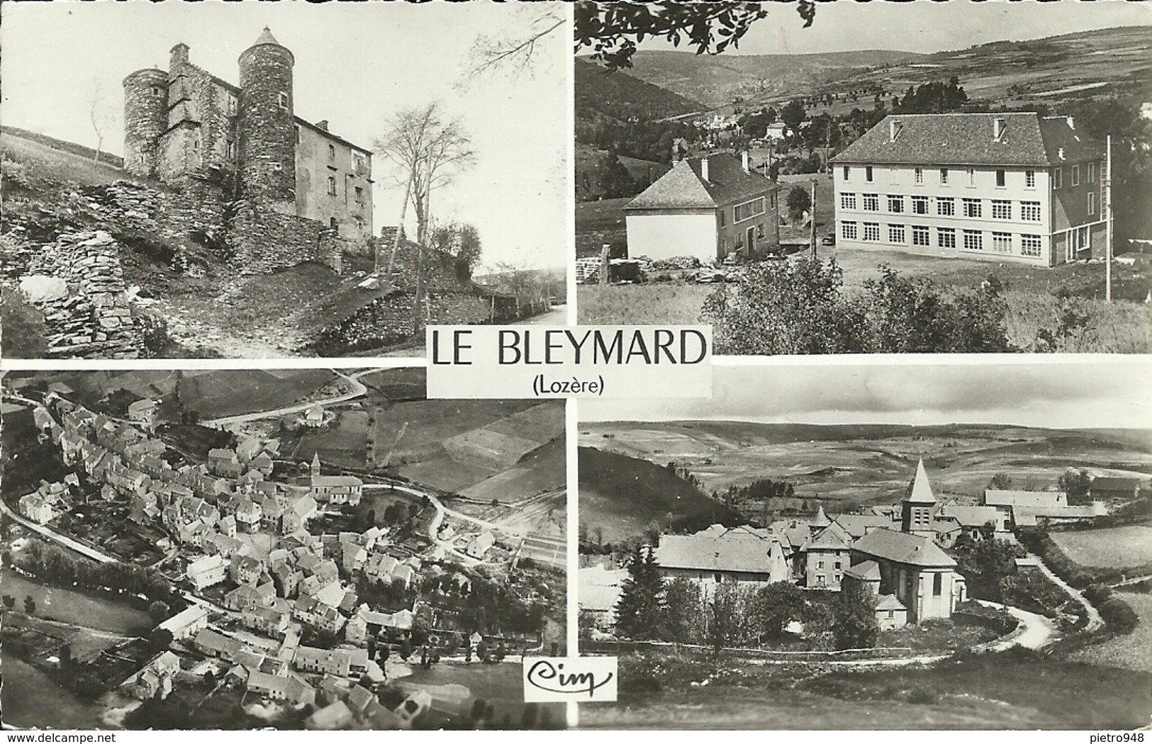 Le Bleymard (Lozère, France) Vues: Abbaye De St. Jean, Groupe Scolaire, Vue Panoramique, Vue Generale - Le Bleymard