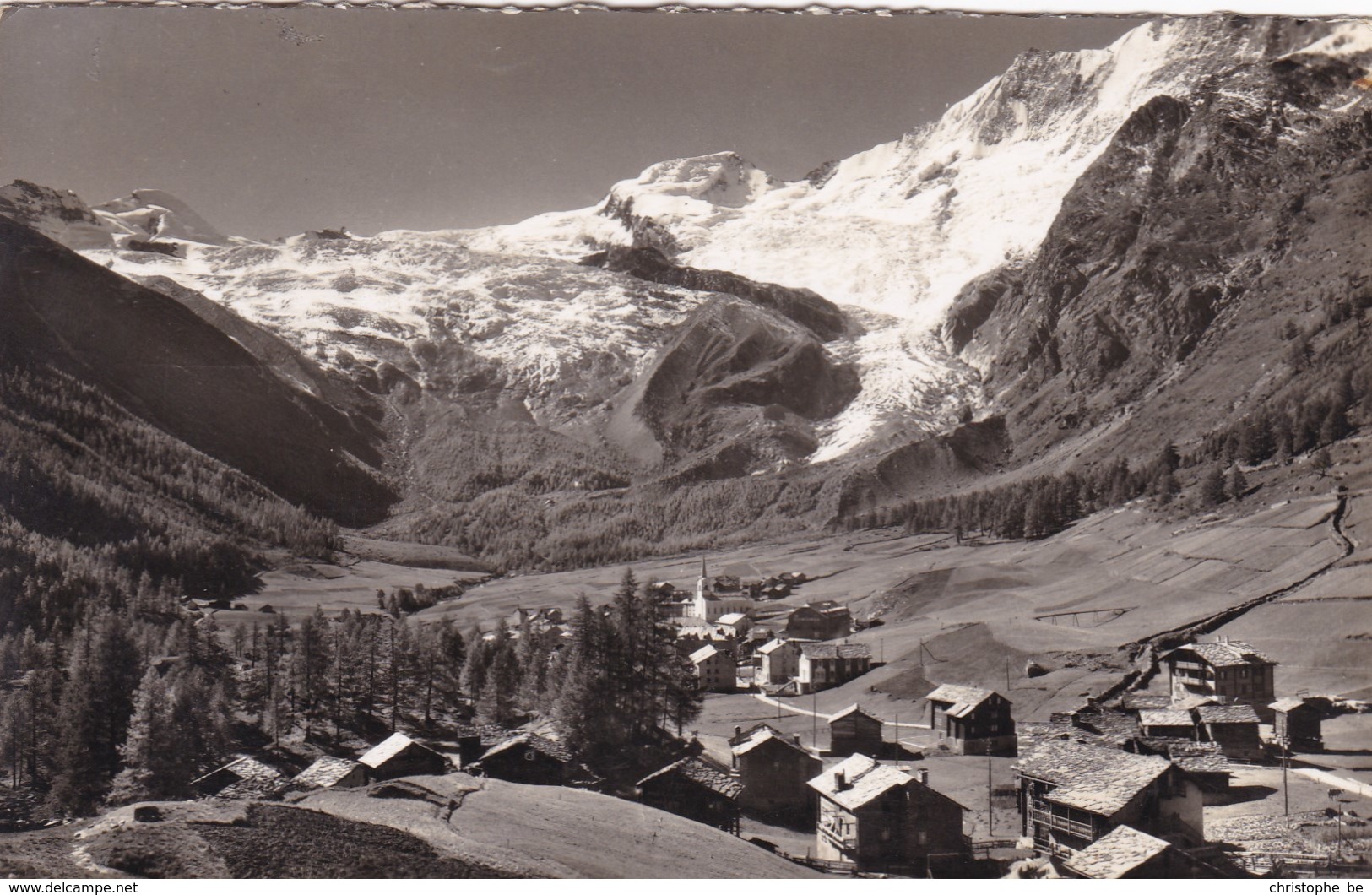 Saas Fee Allalinhorn, Alphubel, Täschhorn, Feegletscher (pk56870) - Täsch