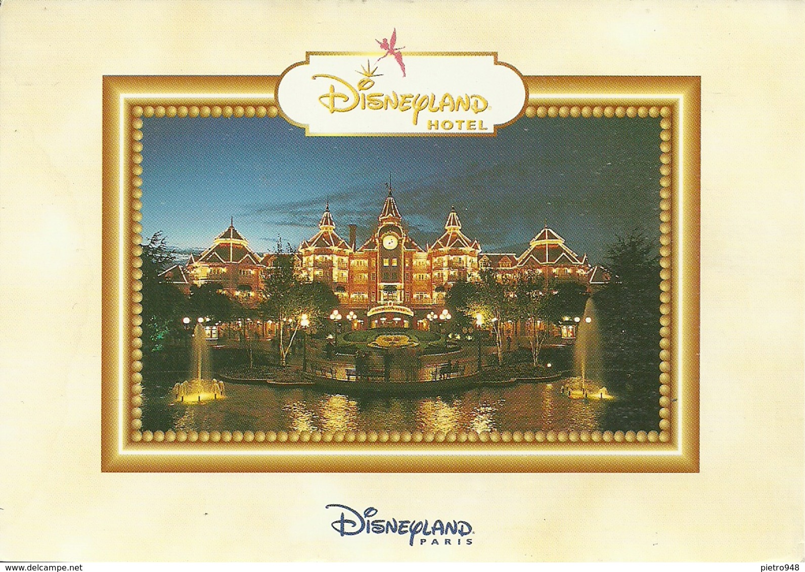 Disneyland Paris (France) Disneyland Hotel, La Nuit, By Night, Bei Nacht, Notturno - Disneyland