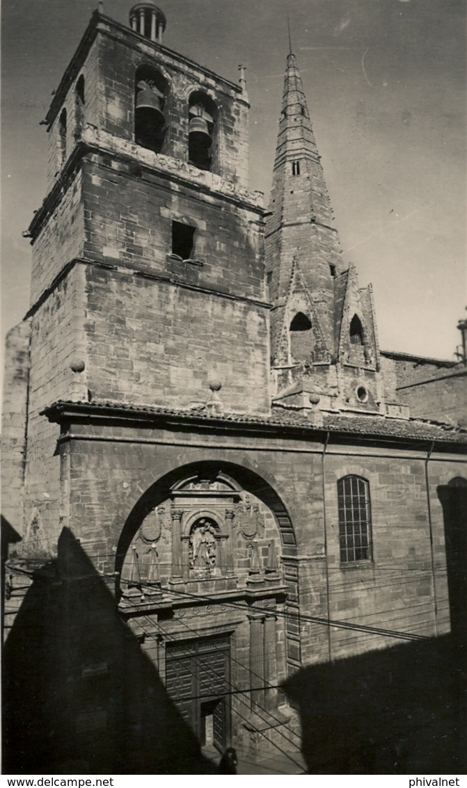 LA RIOJA  , TARJETA POSTAL SIN CIRCULAR , LOGROÑO - IGLESIA DE STA. MARIA DE PALACIO , ED. JOSECHU - La Rioja (Logrono)