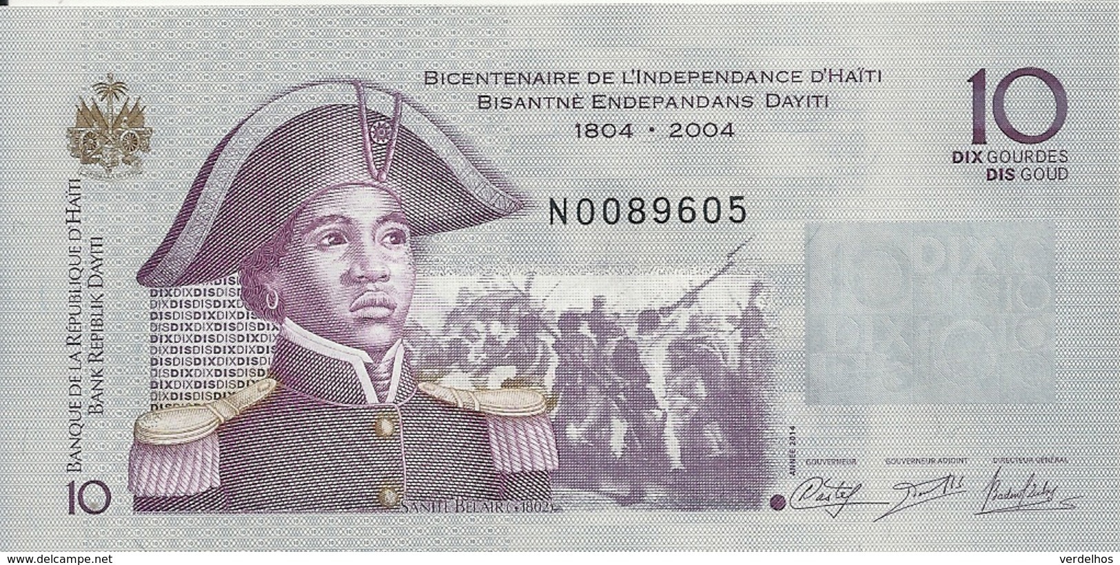 HAITI 10 GOURDES 2014 UNC P 272 F - Haïti