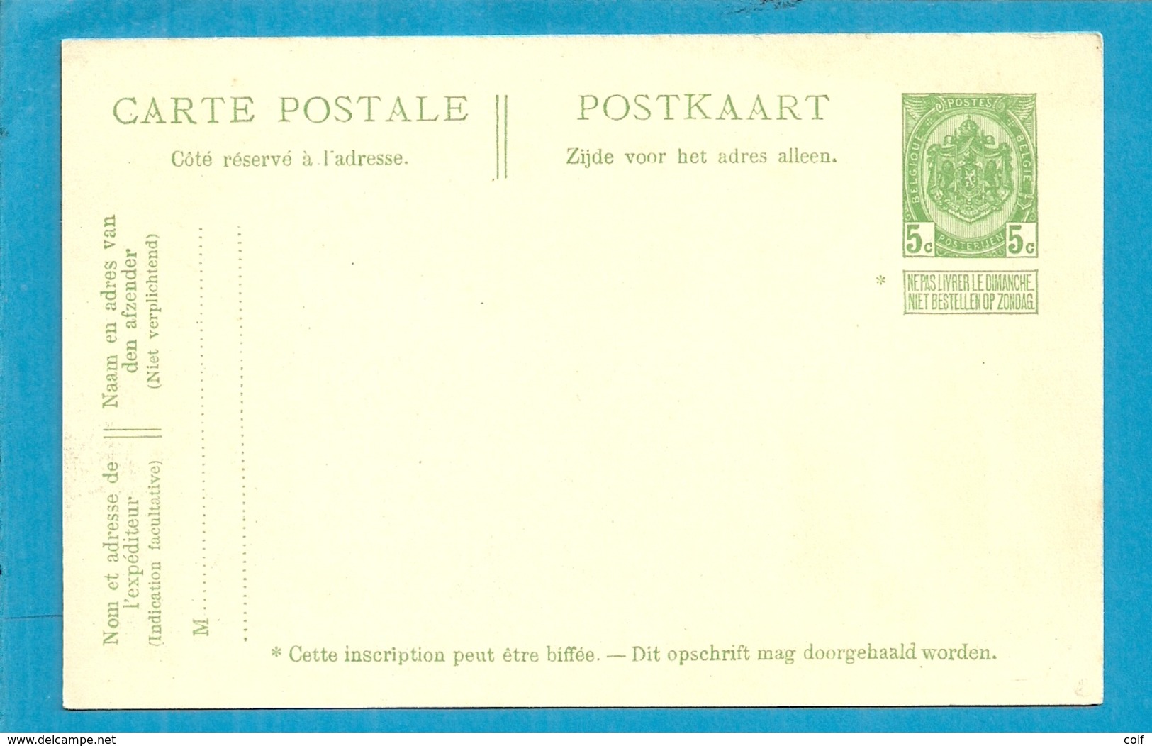 Paquebots De L'Etat Belge-Léopold II.-Ligne Ostende Douvres - Liner Cards