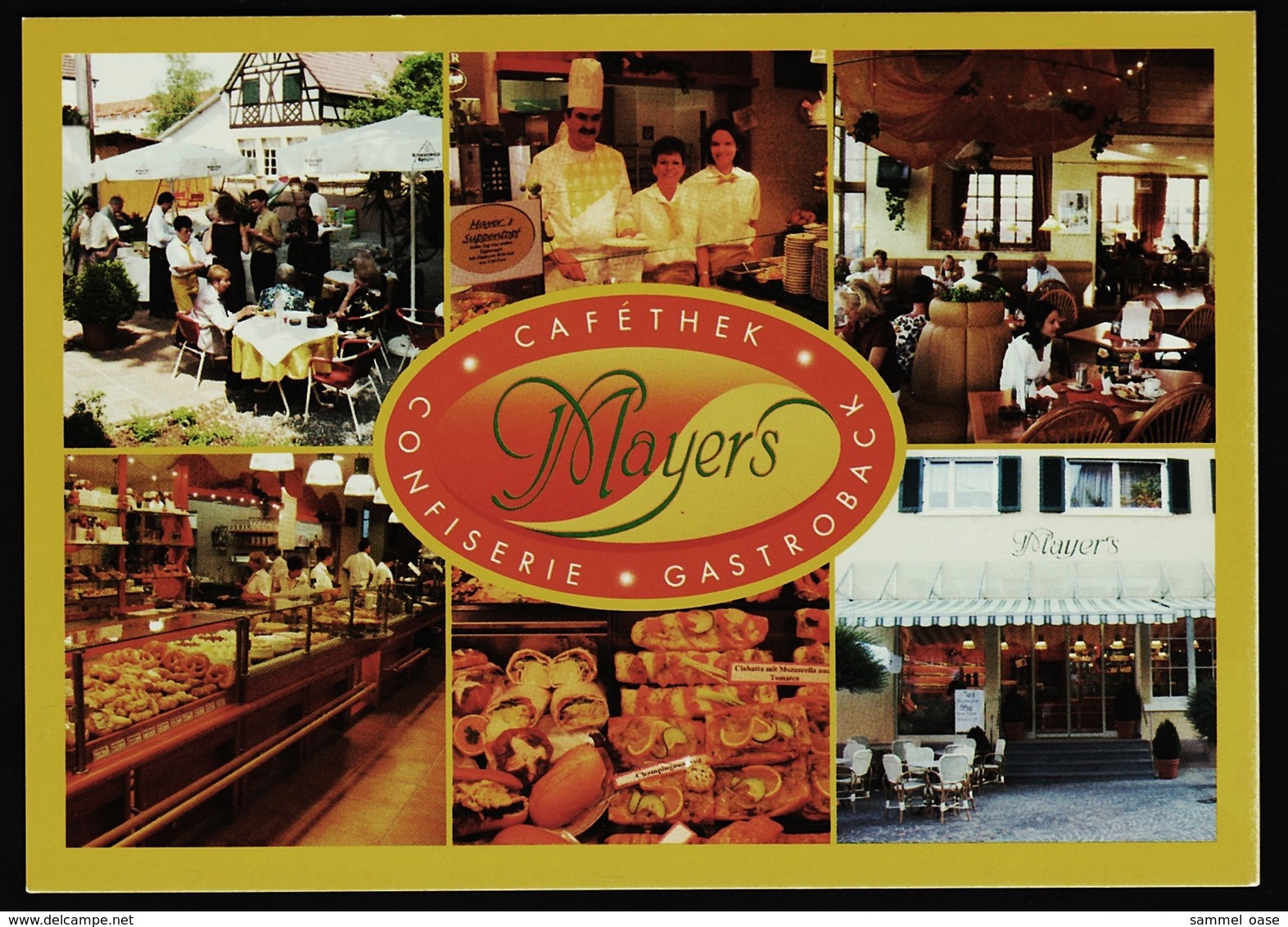 Oberkirch Im Schwarzwald  -  Cafethek - Confiserie - Gastroback Mayer`s  -  Ansichtskarte Ca.2000   (10143) - Oberkirch