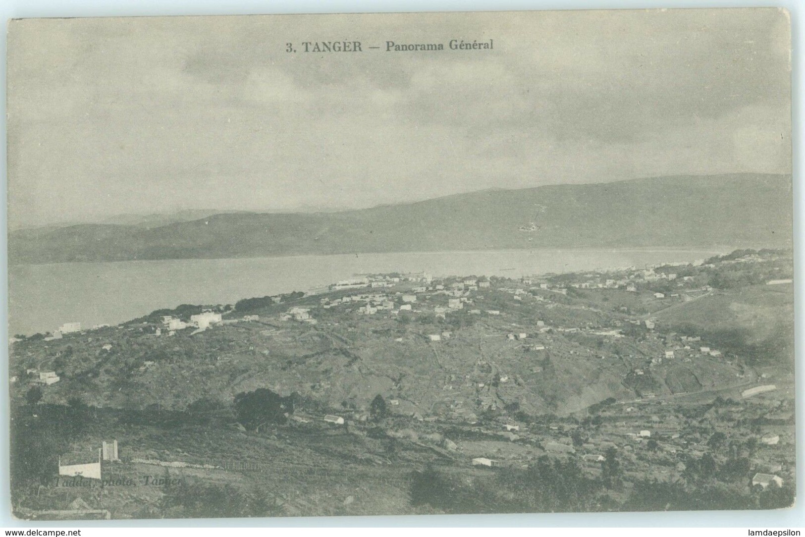 MAROC MAROKKO MOROCCO   CPA TANGER PANORAMA GENERAL - Other & Unclassified