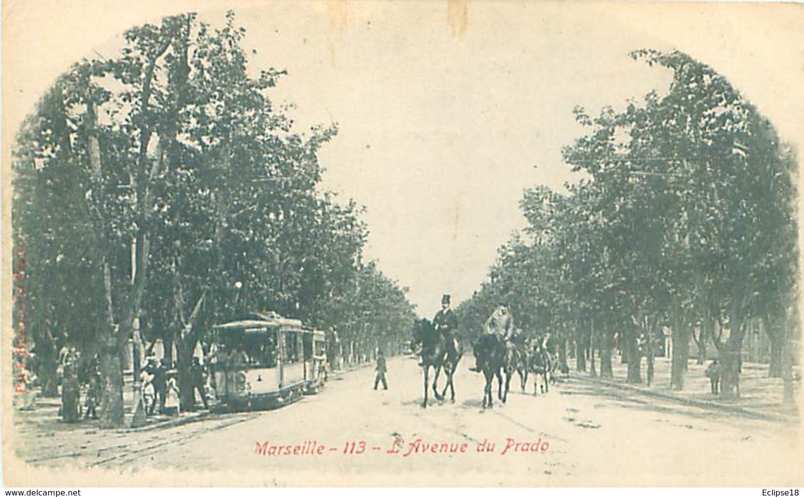 13  Marseille - L' Avenue Du Prado - Tramway     K 366 - Castellane, Prado, Menpenti, Rouet