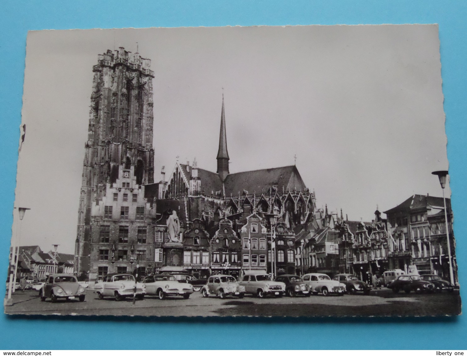 Hoofdkerk St. ROMBOUT En Grote Markt ( Edit. John Prevot ) Détail : OLD CARS - Anno 19?? ( Zie/voir Photo ) ! - Malines