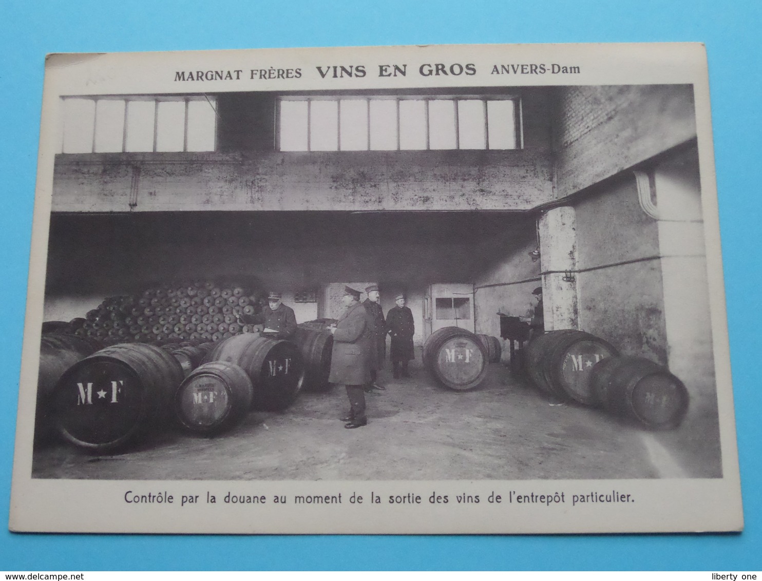 DAM Anvers > MARGNAT Frères VINS En GROS ( Controle Par La Douane Au Moment De La Sorti ) Anno 19?? ( Zie/voir Photo ) ! - Antwerpen