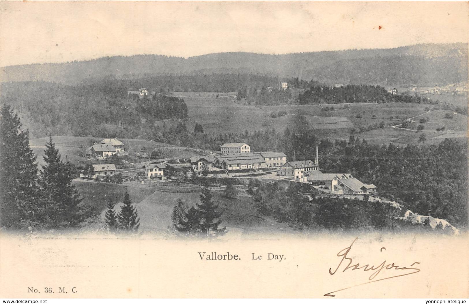 Suisse - Belles Oblitérations / 10015 - Vallorbe - Le Day - Orbe