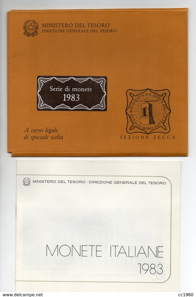 Italia - 1983 - Serie Divisionale - 9 Monete Più 500 Lire Caravelle Argento -  Con Custodia - (MW2079) - Nieuwe Sets & Proefsets