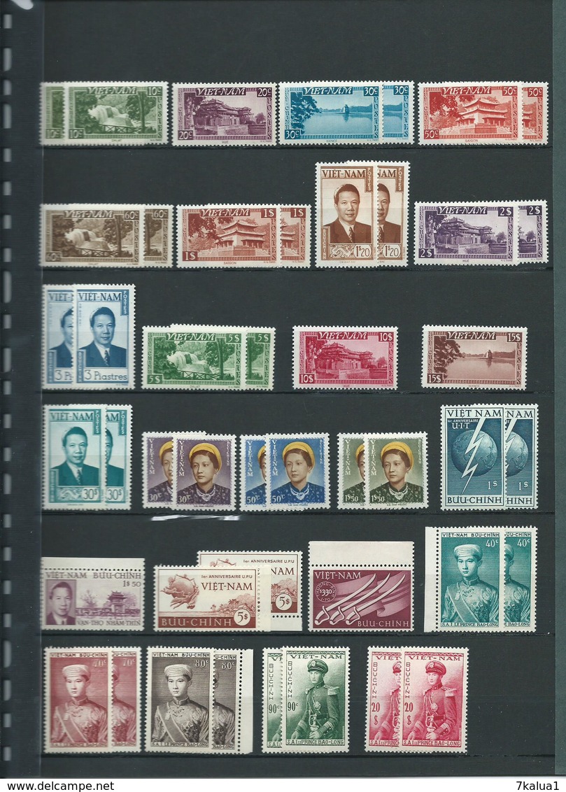 VIET NAM. Joli Lot De Timbres Neufs**, 3 Scans, Départ 1 € - Collections (en Albums)