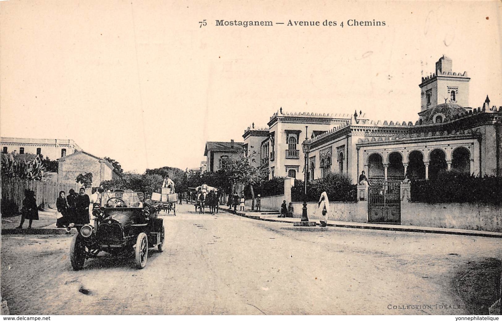 Algérie / 10401 - Mostaganem - Avenue Des 4 Chemins - Autres & Non Classés