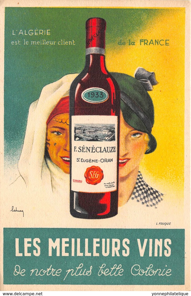 Algérie / 10415 - Belle Carte Illustrée - Les Meilleurs Vins - Autres & Non Classés