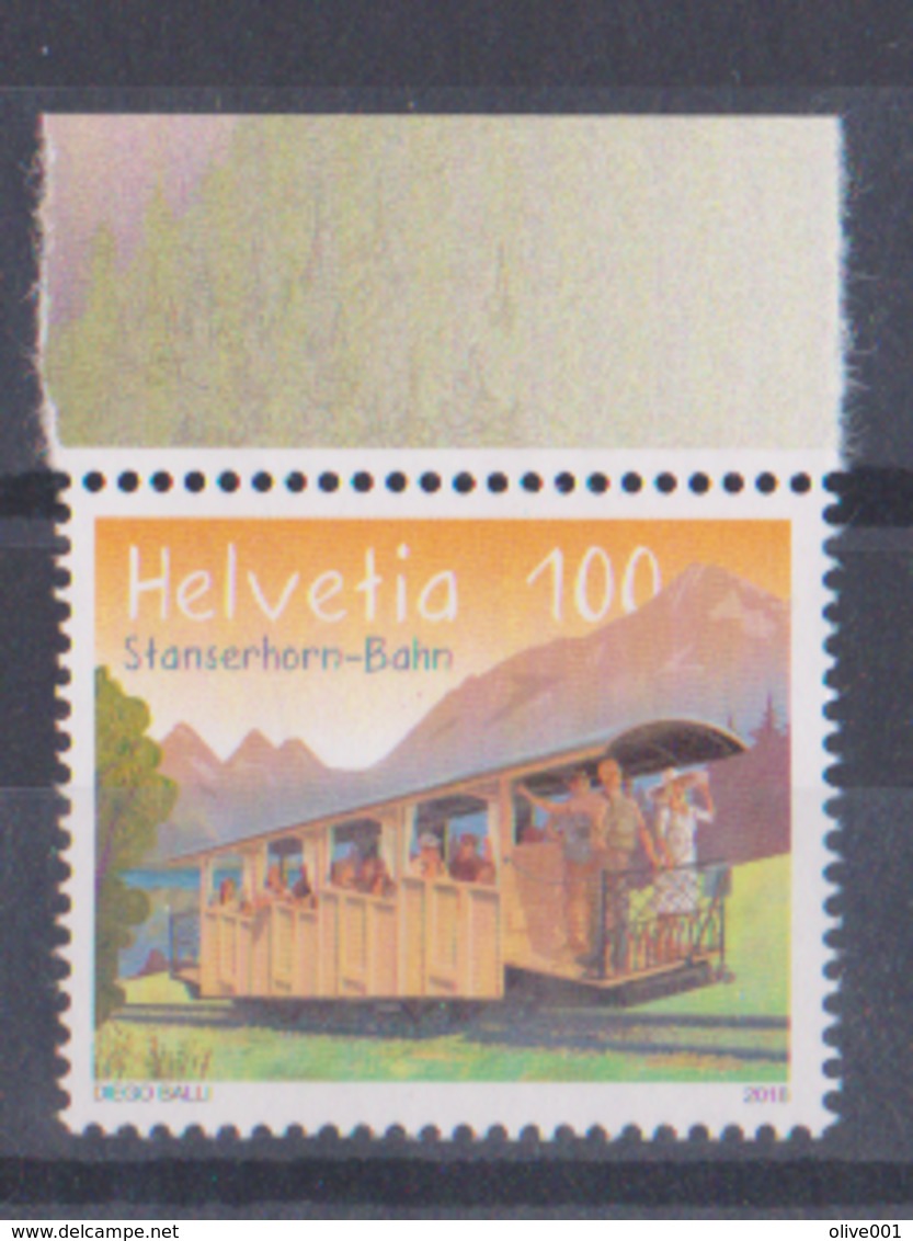 Timbre De Suisse Transport Funiculaire MNH ** - Unused Stamps