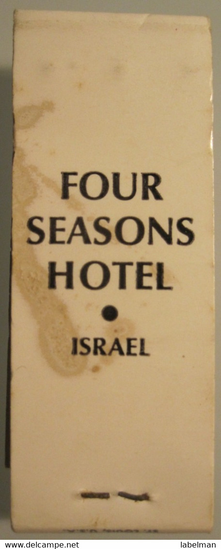 HOTEL MOTEL INN PENSION MOTOR HOUSE RESIDENCE 4 SEASONS MINI MATCHBOX MATCH BOX NETANYA NATANYA ISRAEL - Matchboxes