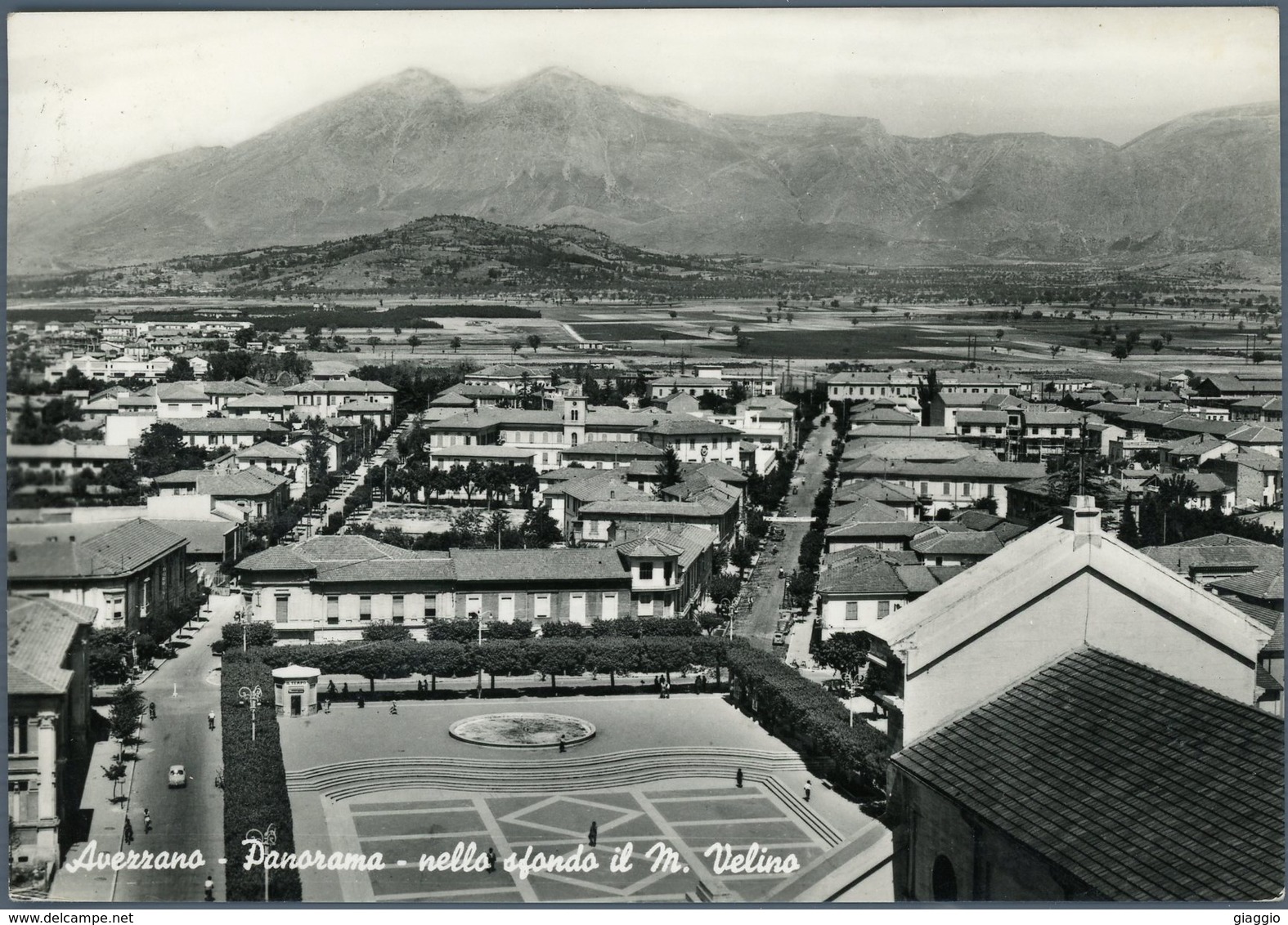 °°° Cartolina N. 21 Avezzano Panorama Nello Sfondo Il M.velino Viaggiata °°° - Avezzano