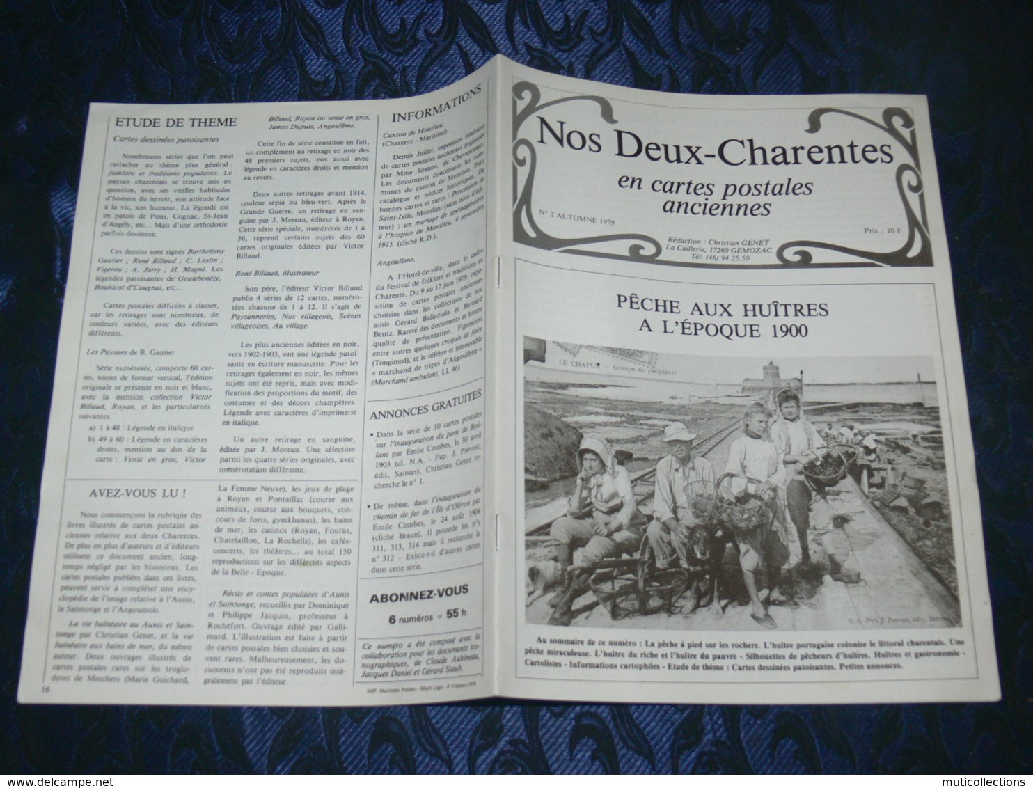 NOS DEUX CHARENTES EN CPA N°2 / METIER OSTREICULTEUR / SAINTES /  ROCHEFORT / ROYAN / OLERON / SAUJON - Poitou-Charentes