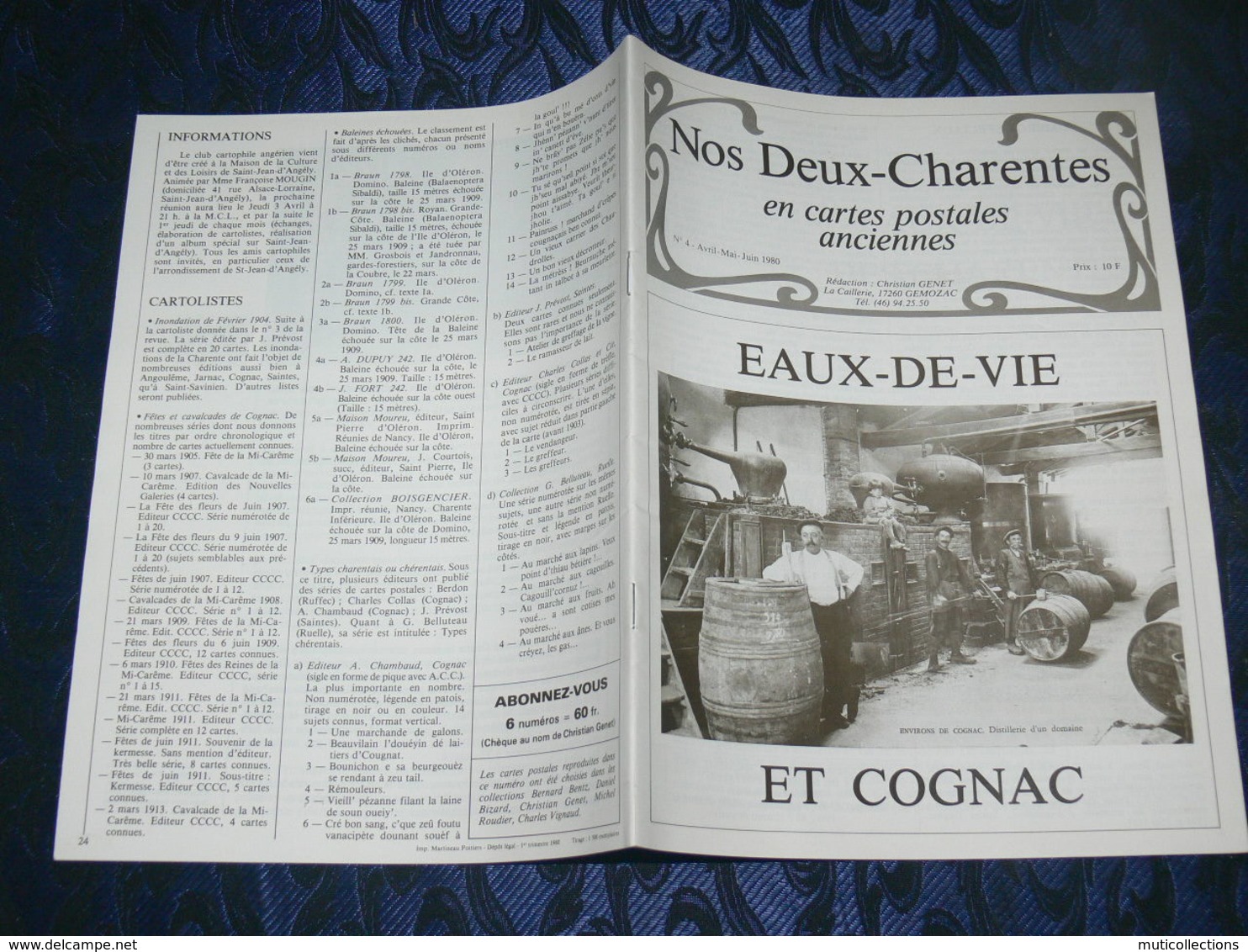 NOS DEUX CHARENTES EN CPA N° 4 / EAUX DE VIE & COGNAC  SAINTES / ROCHEFORT / ROYAN / OLERON / SAUJON - Poitou-Charentes