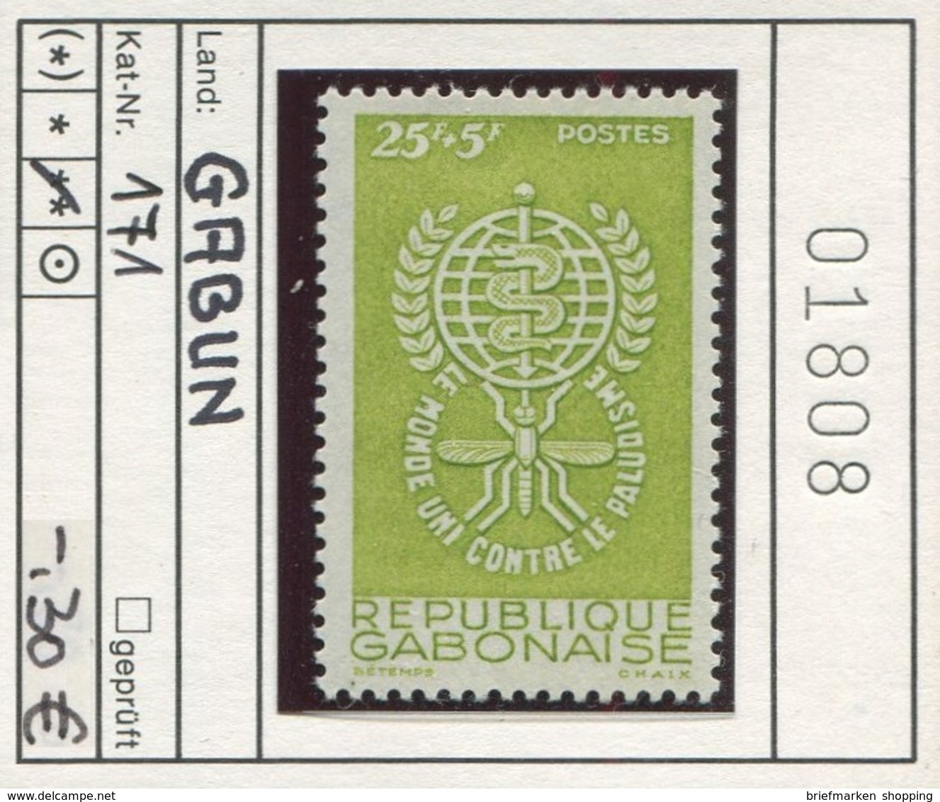 Gabon - Gabun - Rep. Gabonaise -  Michel 171 - ** Mnh Neuf Postfris - Gabun (1960-...)