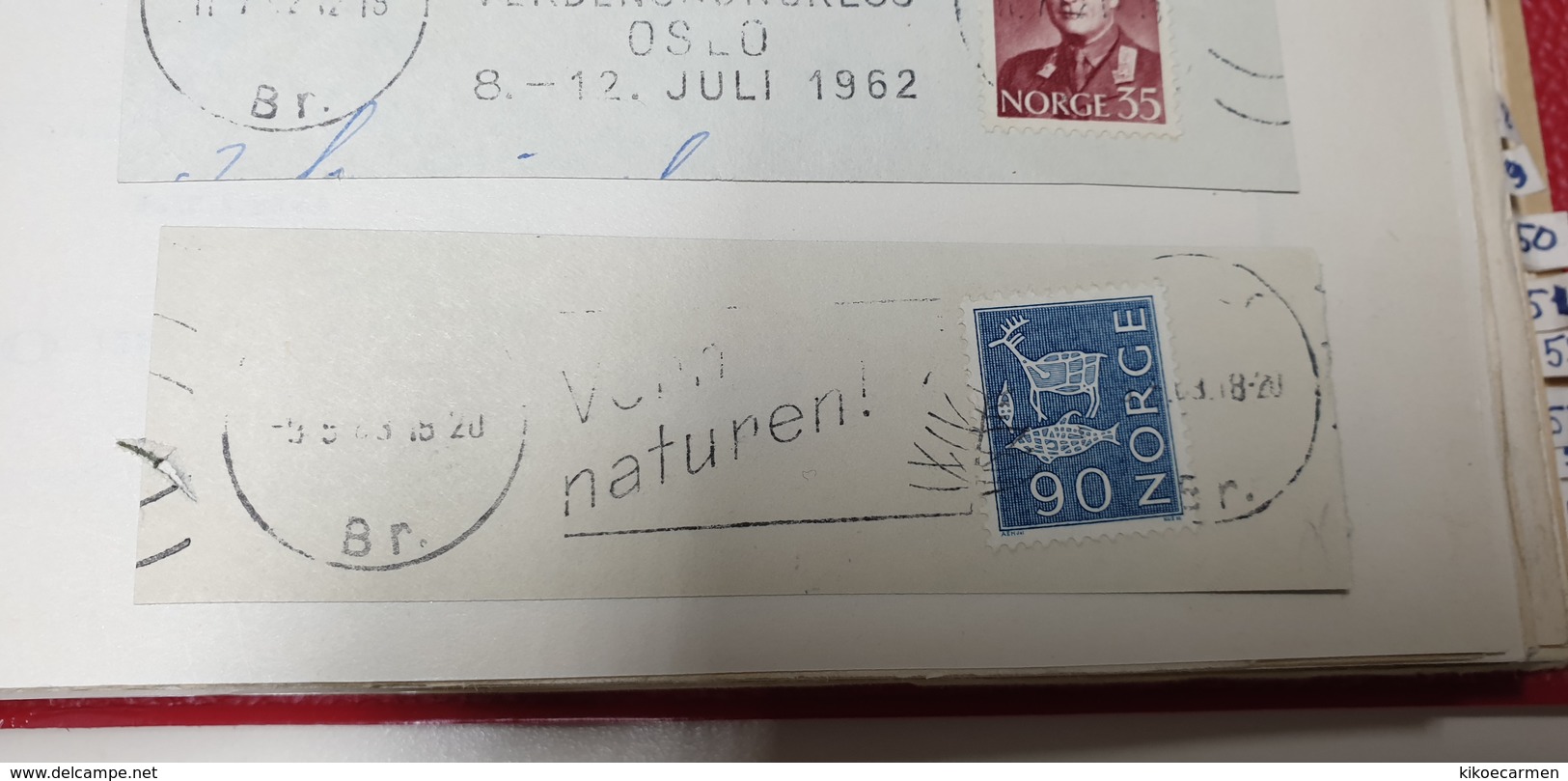 Vernen Naturen  Norway Norge Oslo 1962 Cancel Cancellation - Storia Postale