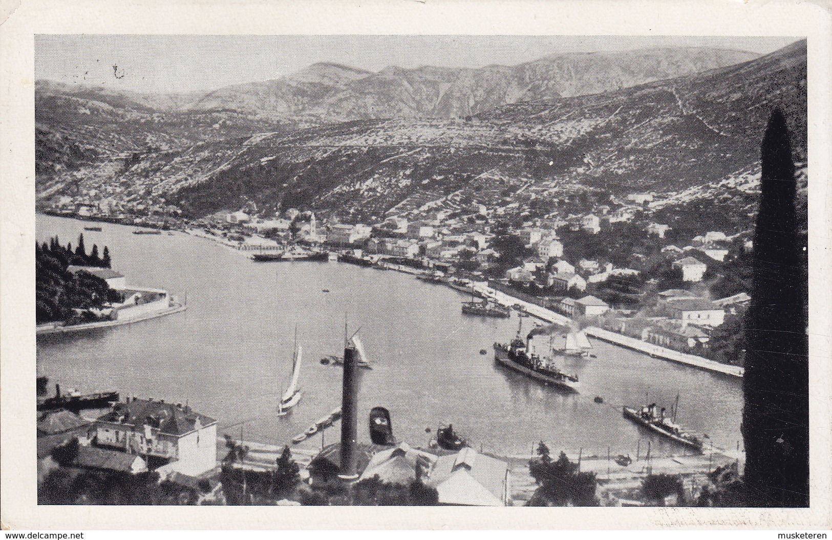 Croatia Vorläufer Yugoslavia PPC Dubrovnik II (Gruz) Izdanje Ljubo Tosovic DUBROVNIK 1939? LAUSANNE Schweiz (2 Scans) - Yougoslavie