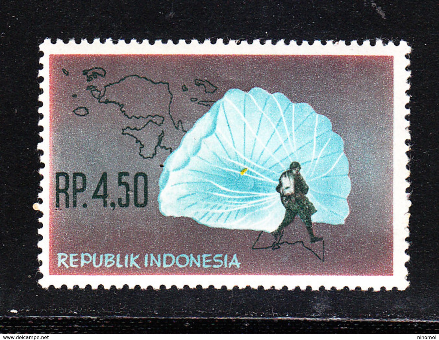 Indonesia - 1963. Paracadutismo. Parachuting. MNH - Paracadutismo