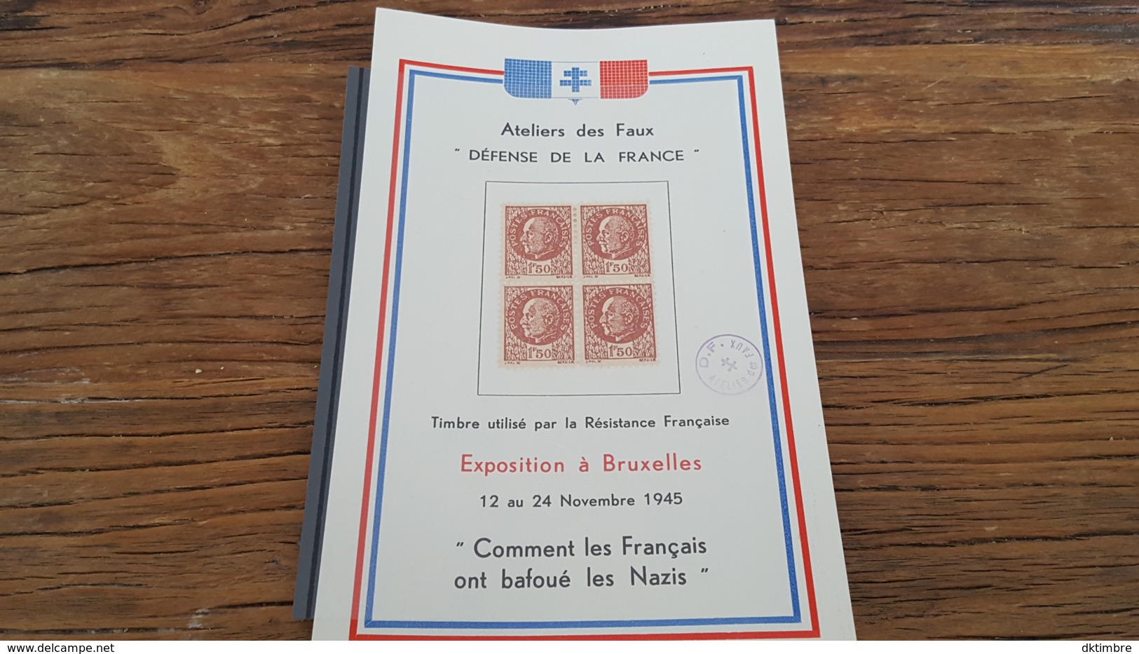 LOT 445267 TIMBRE DE FRANCE NEUF* LIBERATION BLOC - Liberation