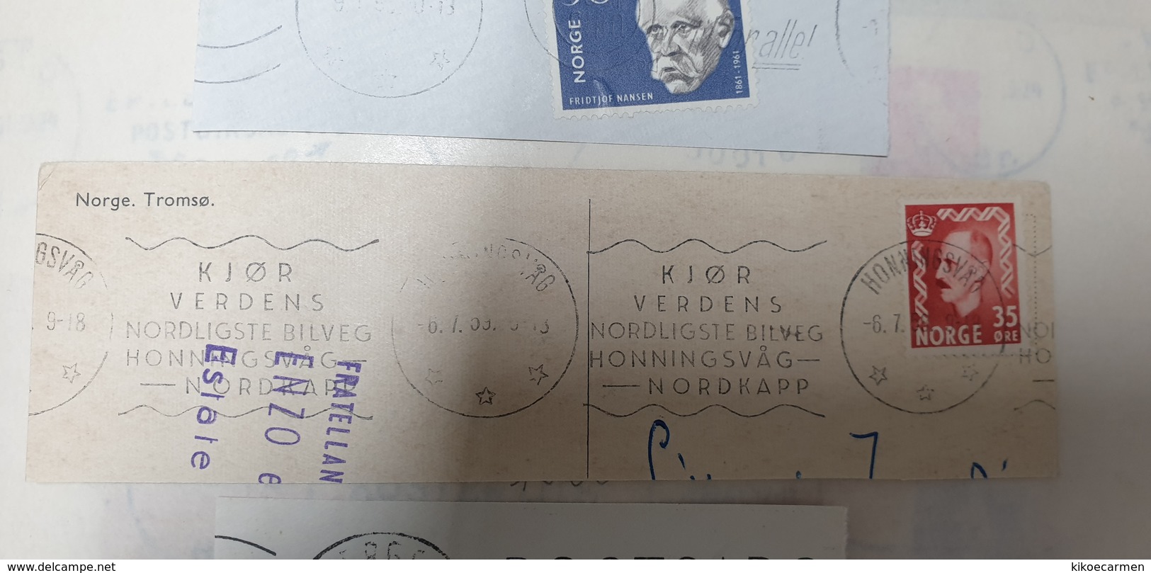 Kjor Verdens Norway Norge 1959 Cancel Cancellation - Storia Postale