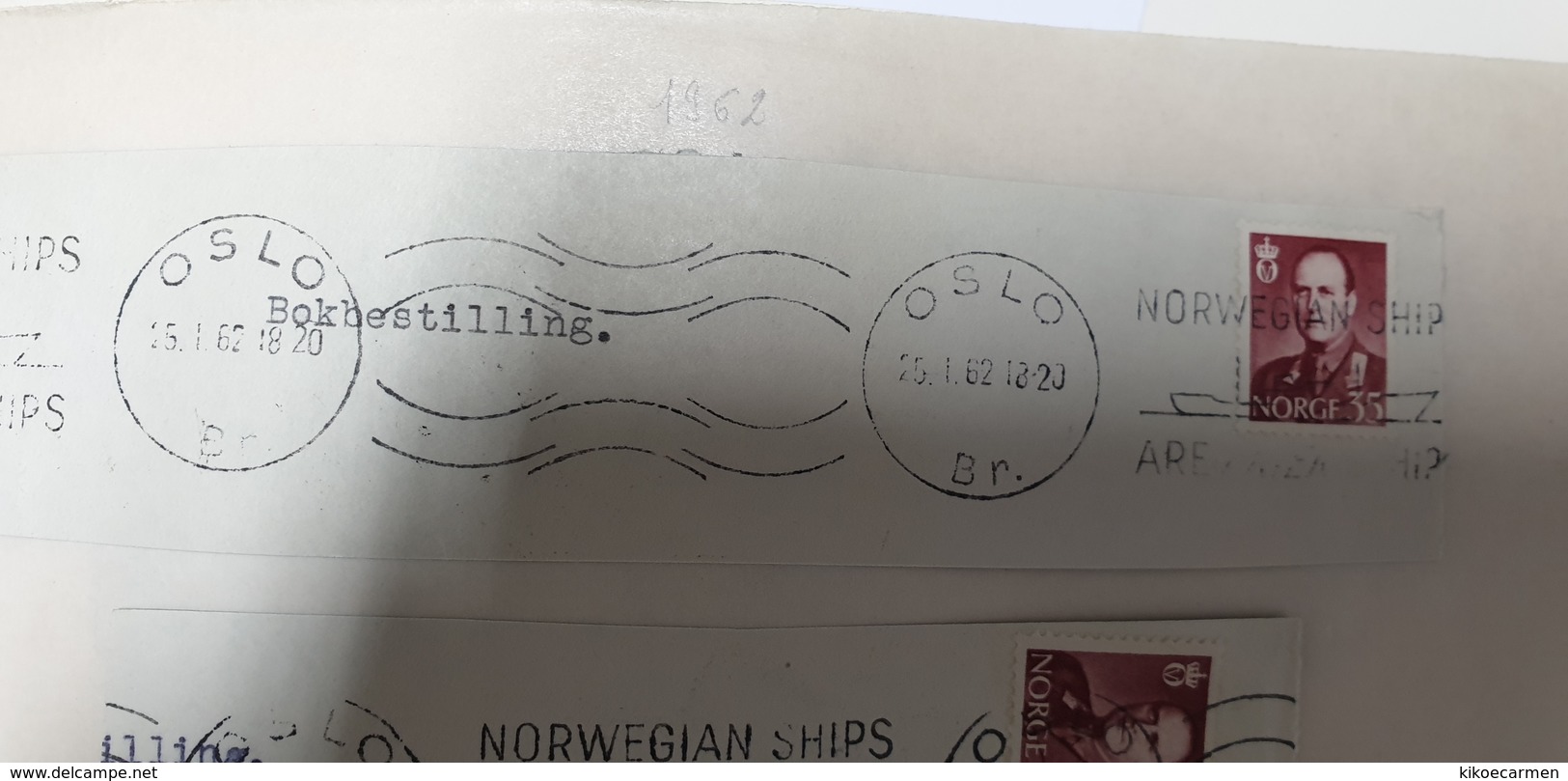 Norway Norge 1962 Oslo Cancel Cancellation - Storia Postale