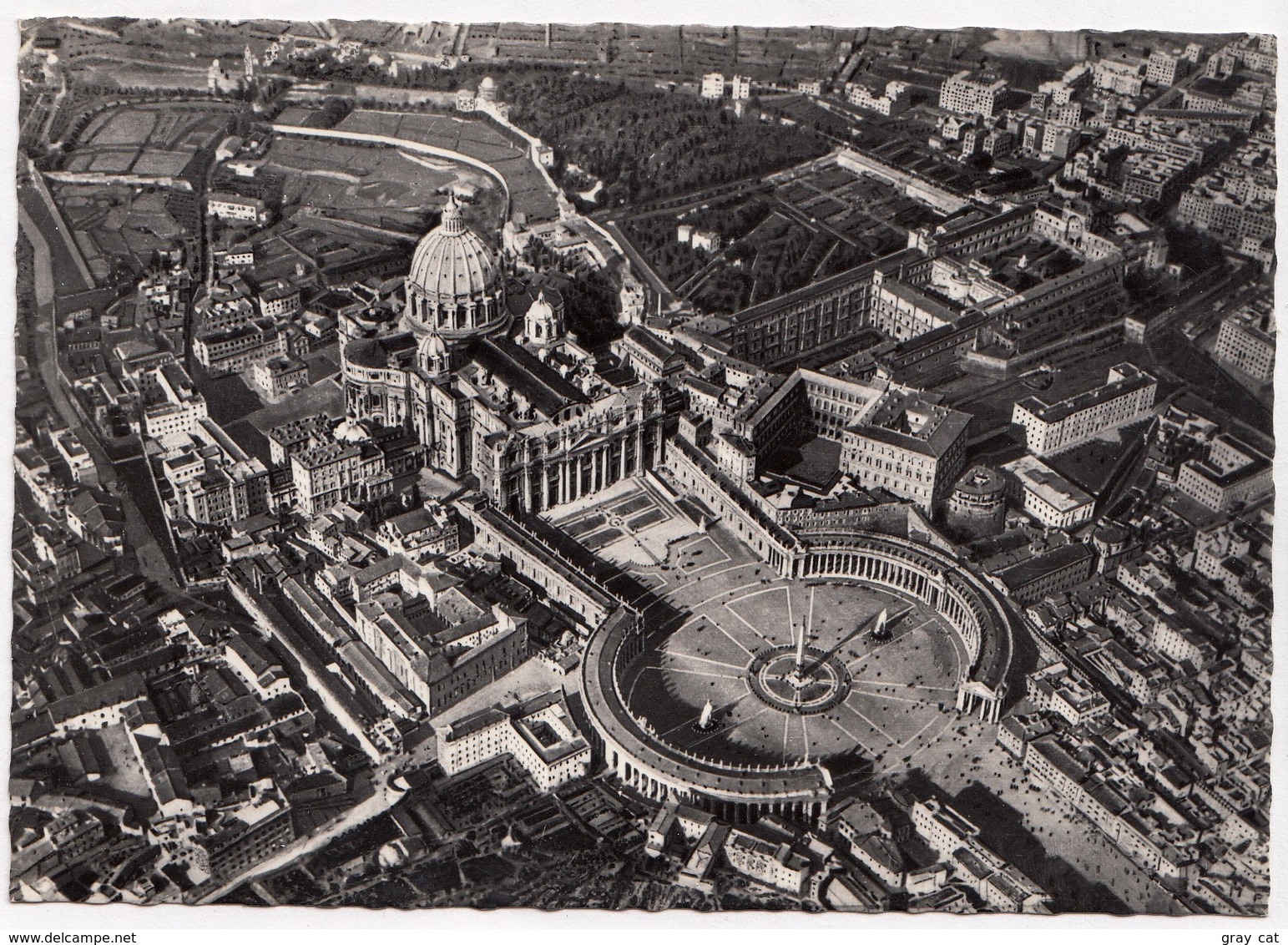 CITTA' DEL VATICANO, Veduta Generale, General View, Real Photo, Vera Fotografia Postcard [23092] - Vatican