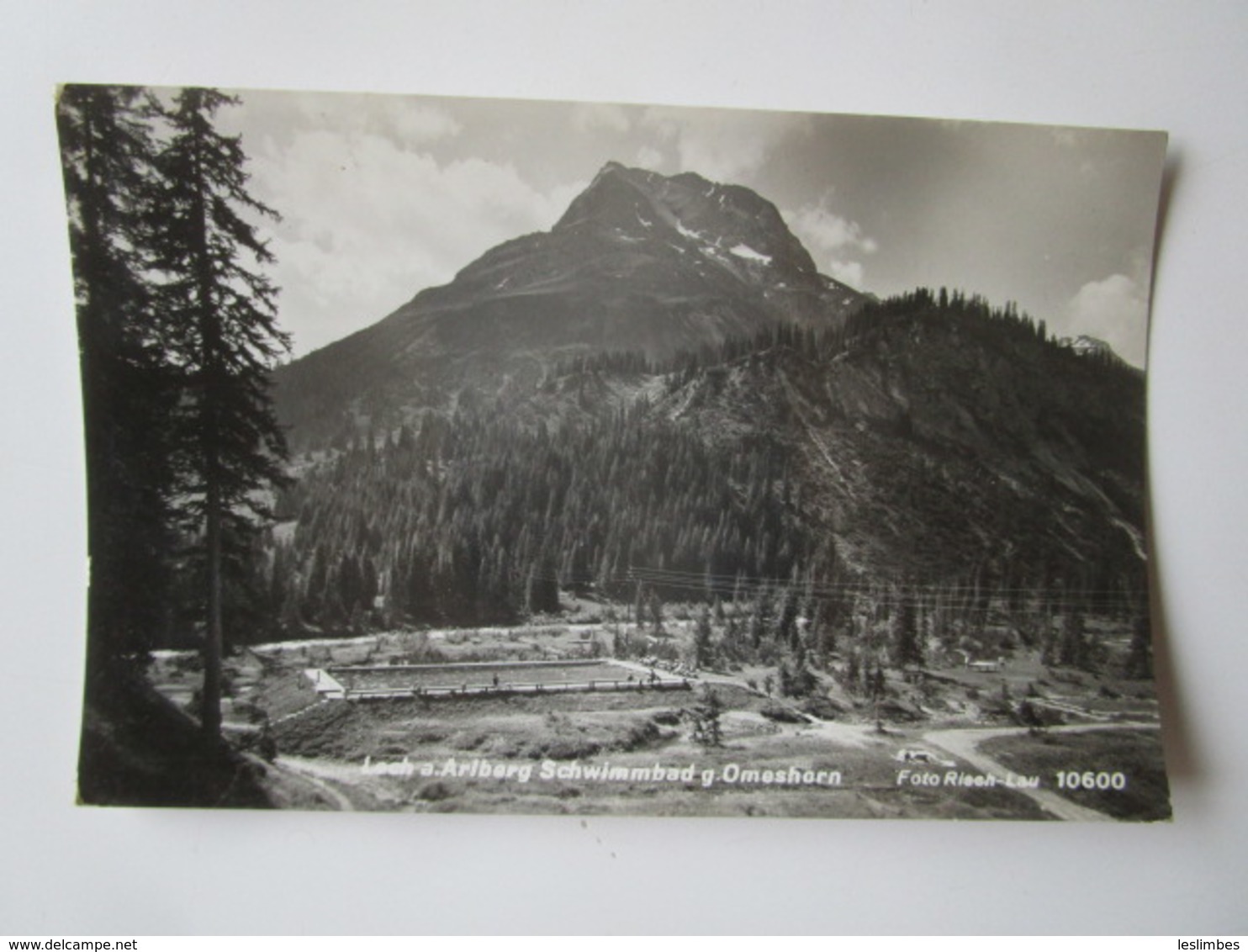 Lech Am Arlberg Schwimmbad G. Omeshorn. Foto Risch-Lau 10600 [stamp But No Postmark] - Lech