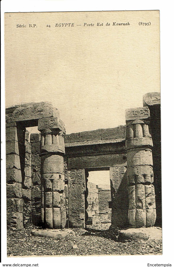 CPA - Carte Postale -Egypte -Thèbes-Temple De Kournah, Porte Est . - VM1443 - Autres & Non Classés