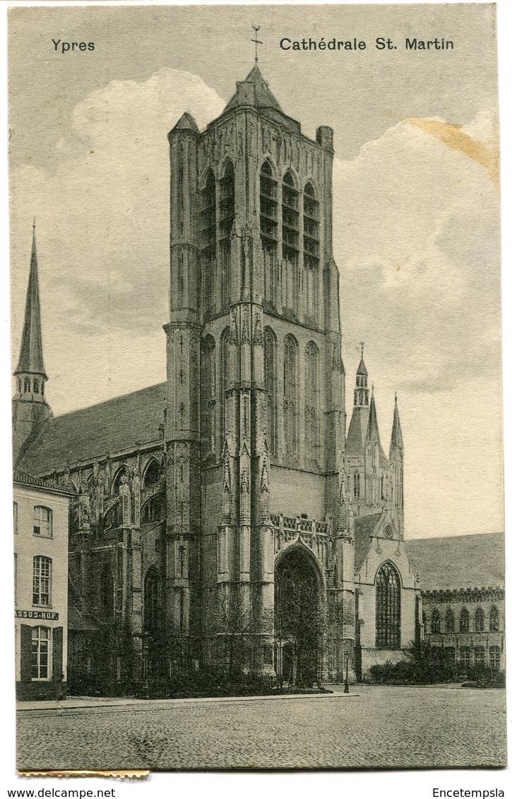 CPA - Carte Postale - Belgique - Ypres - Cathédrale Saint Martin - 1912 (M7781) - Ieper