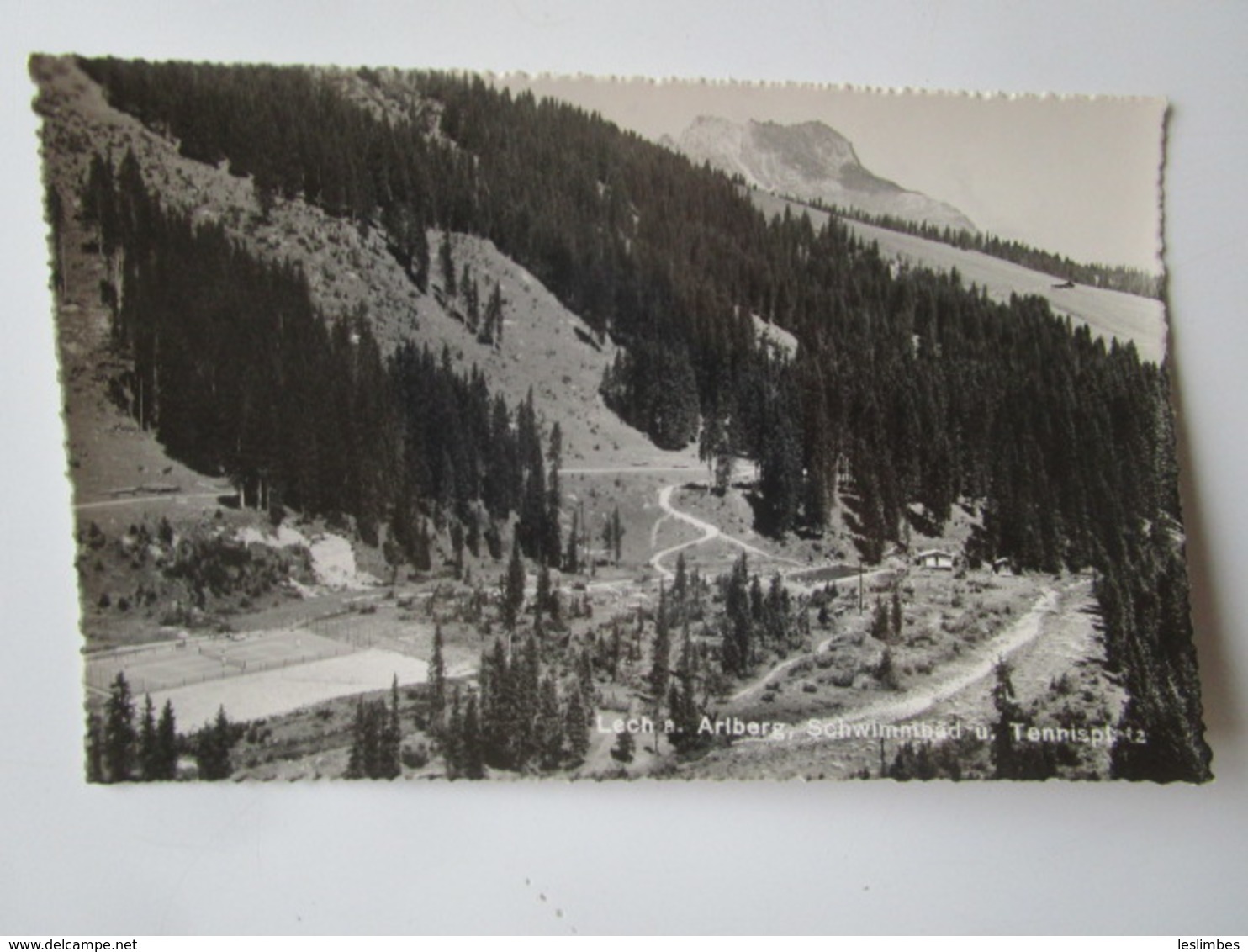 Lech Am Arlberg, Schwimmbad U. Tennisplatz. Photo Schmidt - Lech