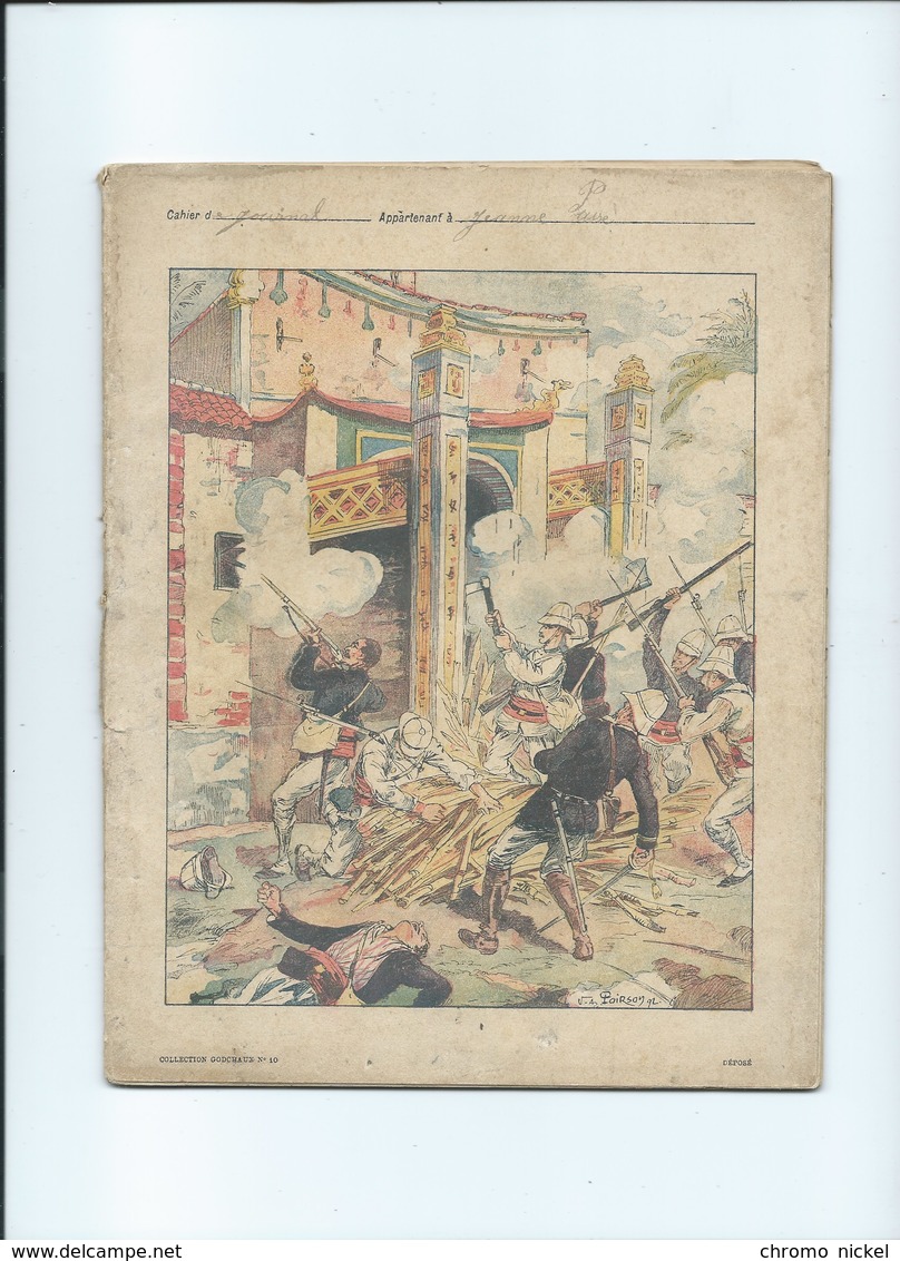 INDOCHINE Tonkin Capitaine Planté Prise De Kep Cahier Bien Complet Couverture Protège-cahier +/- 1900  3 Scans - Book Covers