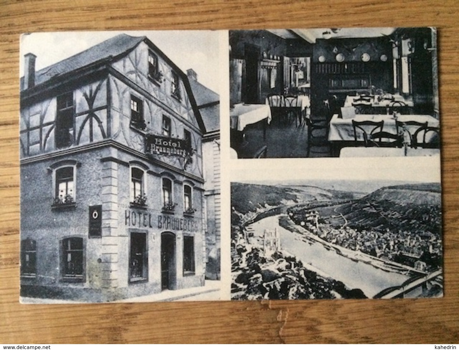 Reich, Traben-Trarbach 1930 Hotel Brauneberg, 'Heilende Therme Feuriger Wein Burgen + Berge Laden Dich Ein' - Traben-Trarbach