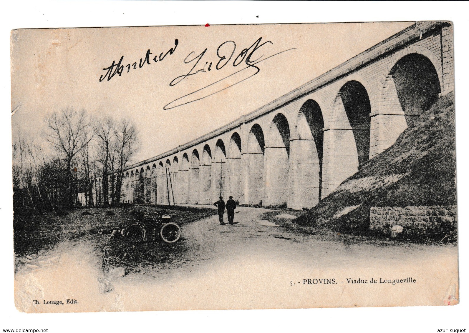 §  FRANCE / CPA  / PROVINS / VIADUC DE LONGUEVILLE : 1903 - Provins