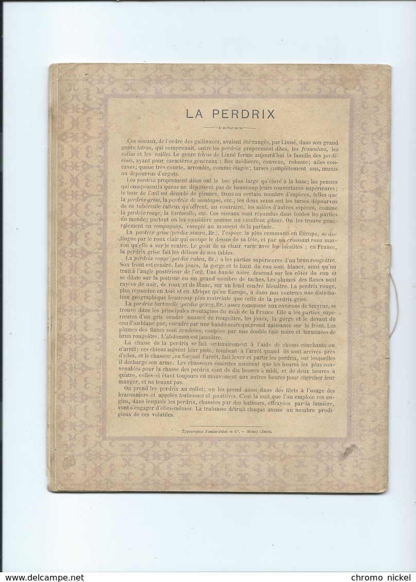 La PERDRIX Cahier Complet Couverture Protège-cahier +/- 1900 3 Scans - Protège-cahiers