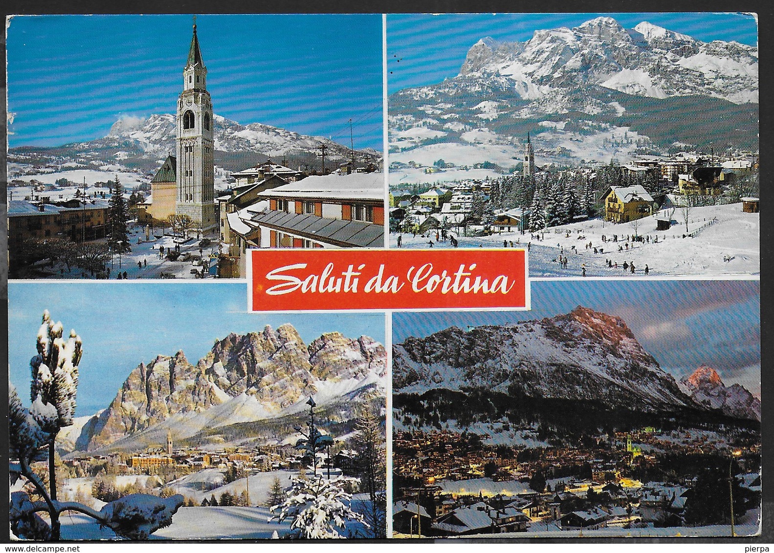 SALUTI DA CORTINA - VIAGGIATA PER ESTERO (SVIZZERA) 1983 - Saluti Da.../ Gruss Aus...