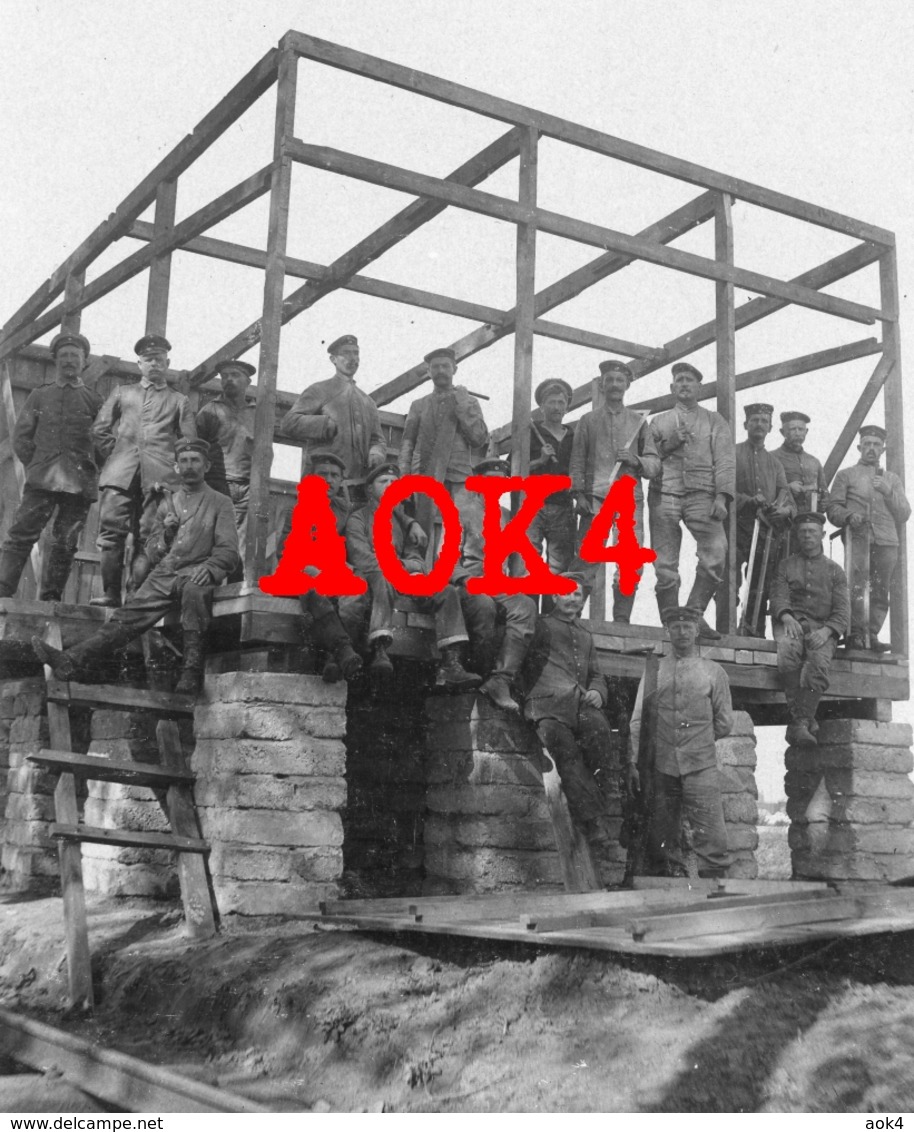 MARINEKORPS FLANDERN Unterstand Yser IJzer Beton Bunker Abri 1917 - Guerre 1914-18