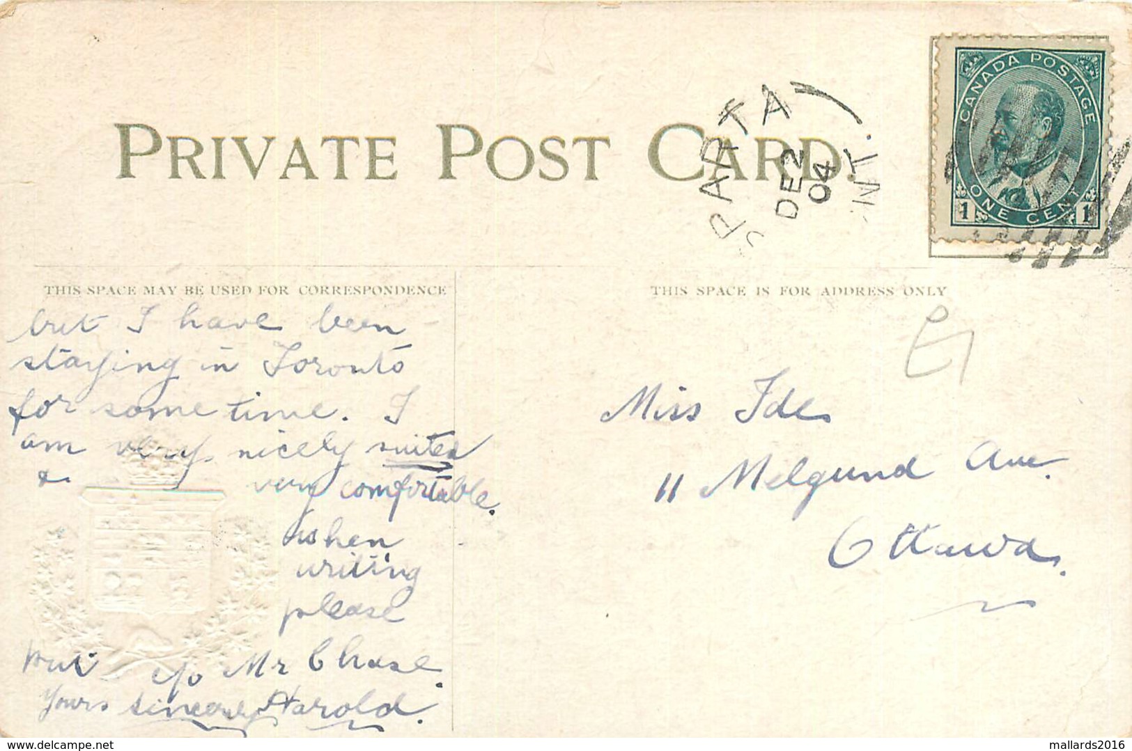 GROUP OF COWBOYS, ALBERTA - PPC - POSTED IN 1904 #85611 - Other & Unclassified