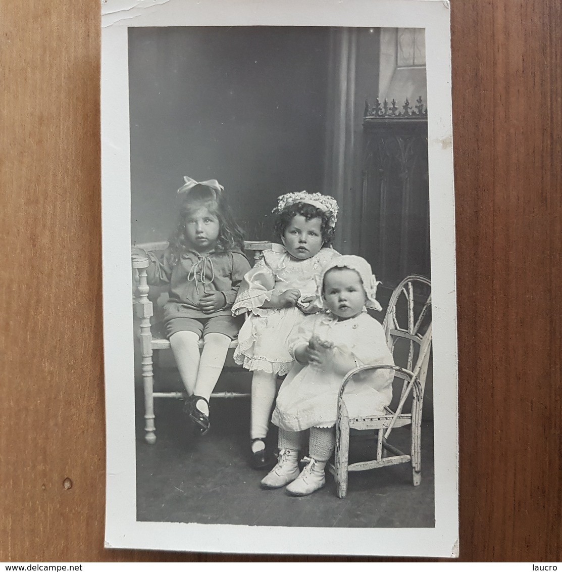 Chateaulin.carte Photo Enfants Et Bébé,famille Le Doaré - Châteaulin