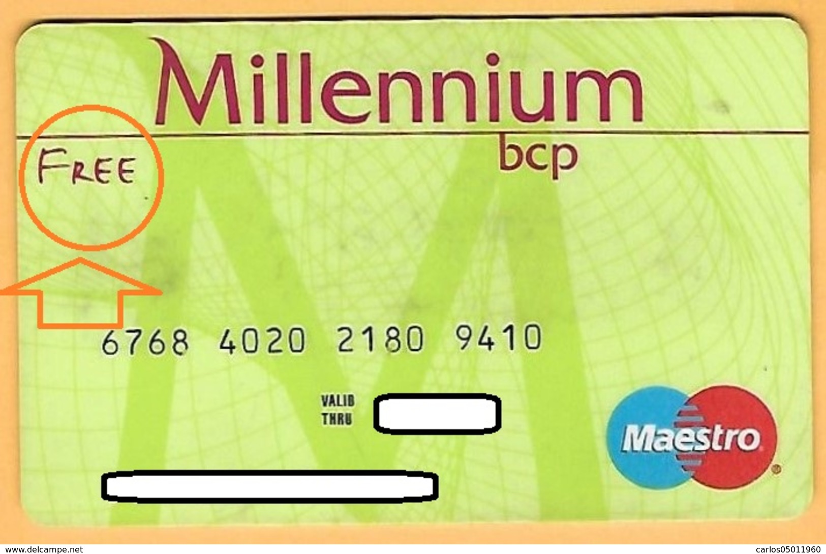 CREDIT / DEBIT CARD - BANCO MILLENNIUM BCP 033 (PORTUGAL) - Cartes De Crédit (expiration Min. 10 Ans)