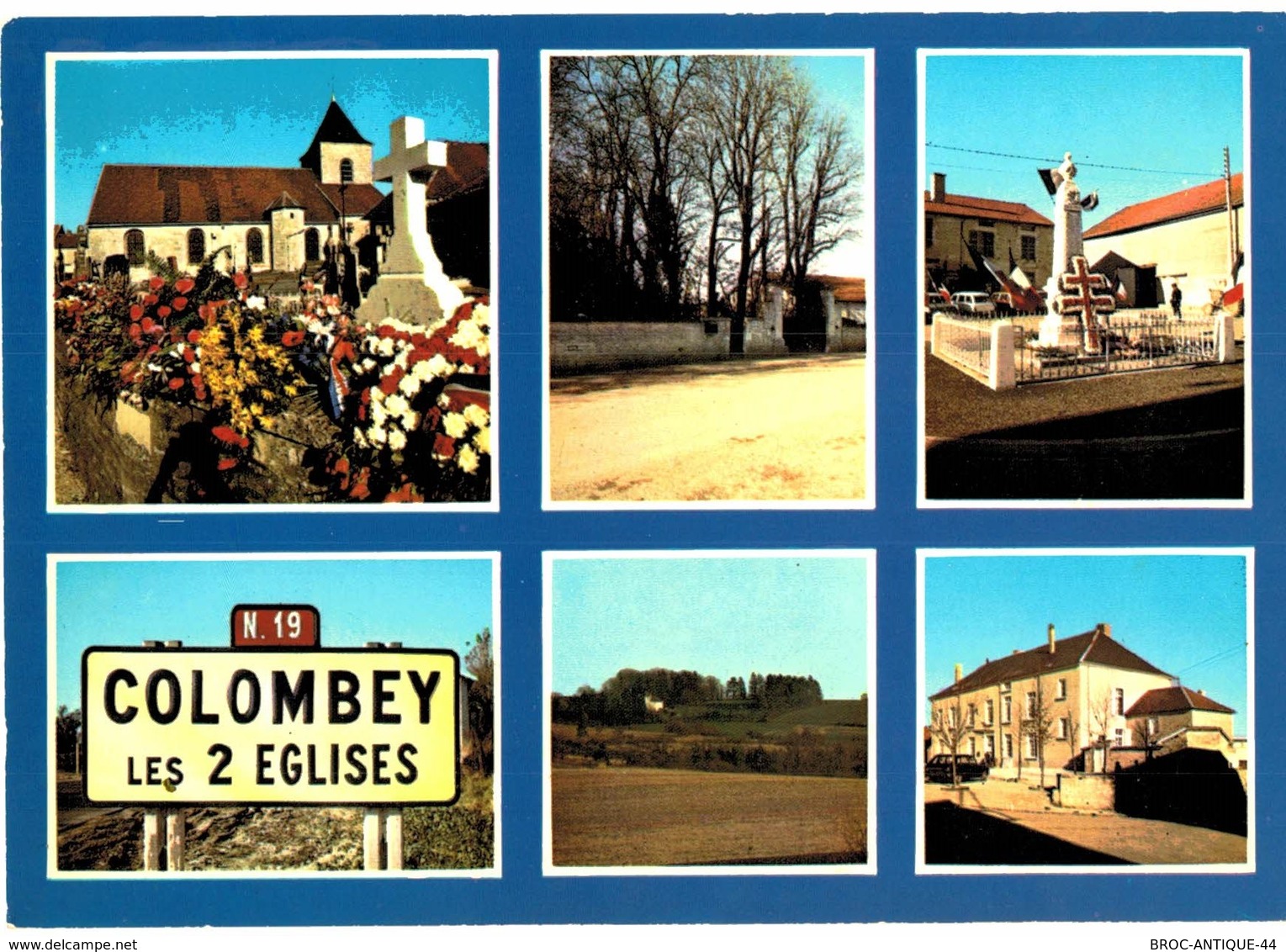 LOT N°1238 - LOT DE 60 CARTES DE COLOMBEY-LES-DEUX-EGLISES ETDU Gal DE GAULLE +CARTE LETTRE DERNIER SCAN + JOLIES PHOTOS