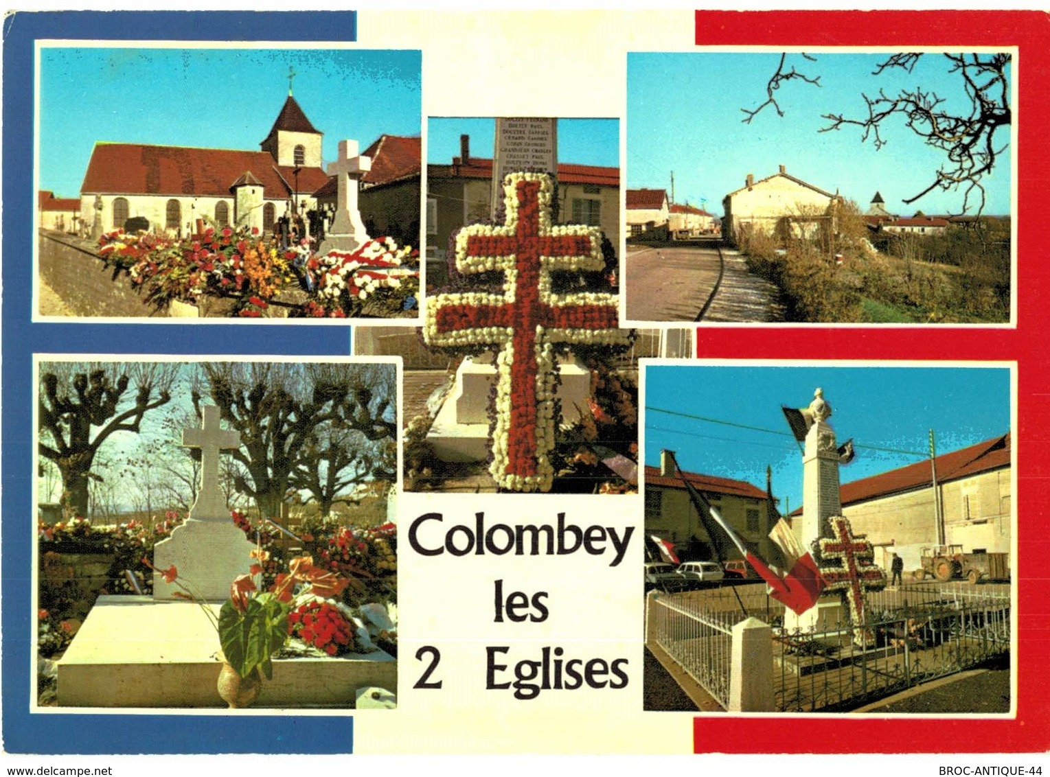 LOT N°1238 - LOT DE 60 CARTES DE COLOMBEY-LES-DEUX-EGLISES ETDU Gal DE GAULLE +CARTE LETTRE DERNIER SCAN + JOLIES PHOTOS