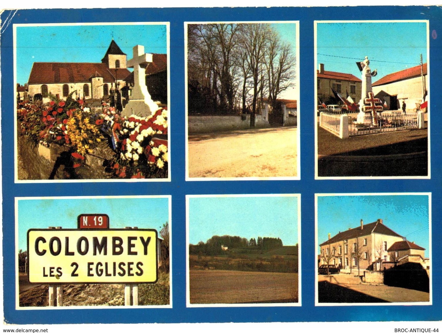 LOT N°1238 - LOT DE 60 CARTES DE COLOMBEY-LES-DEUX-EGLISES ETDU Gal DE GAULLE +CARTE LETTRE DERNIER SCAN + JOLIES PHOTOS