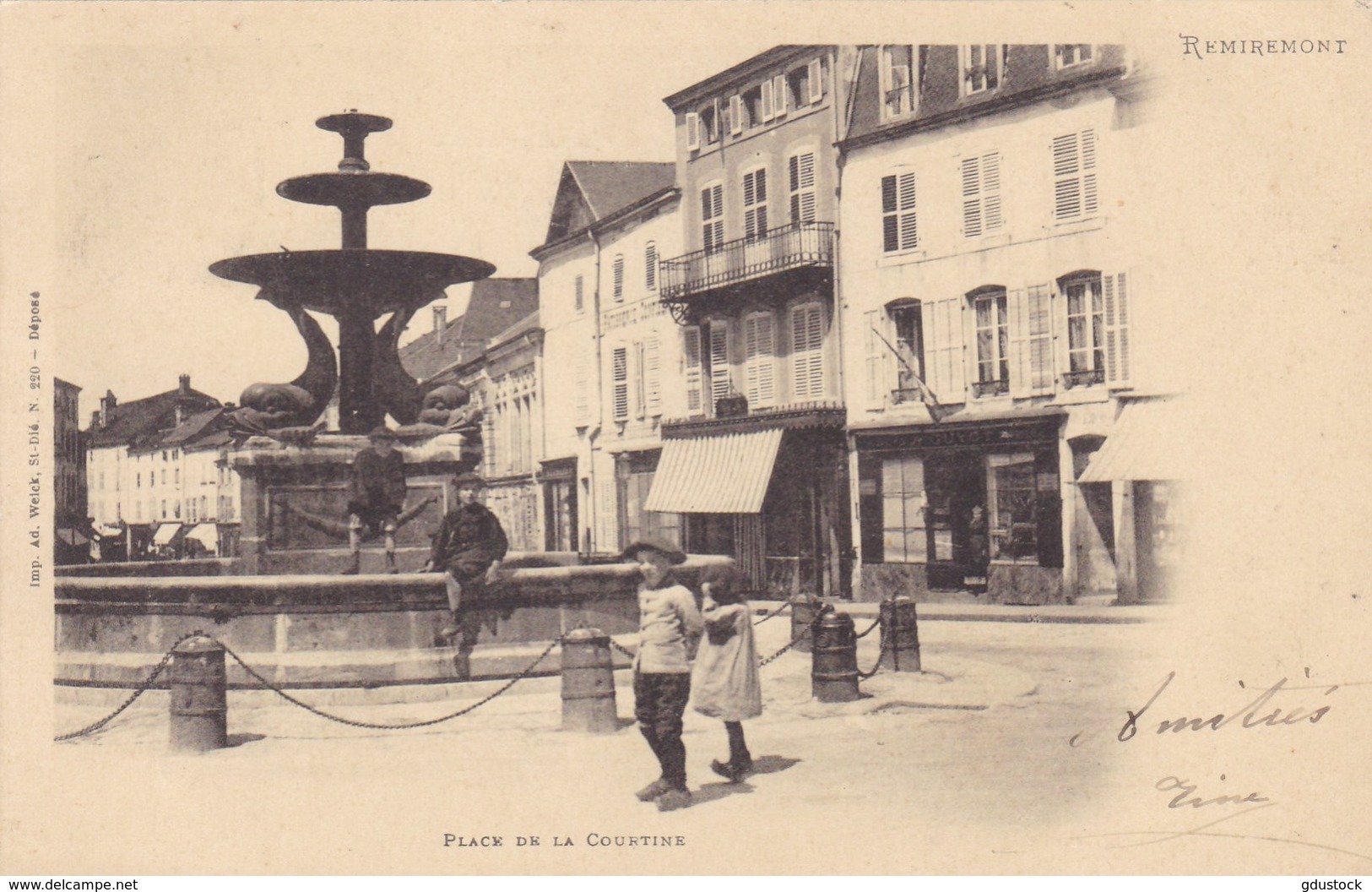 Vosges - Remiremont - Place De La Courtine - Remiremont